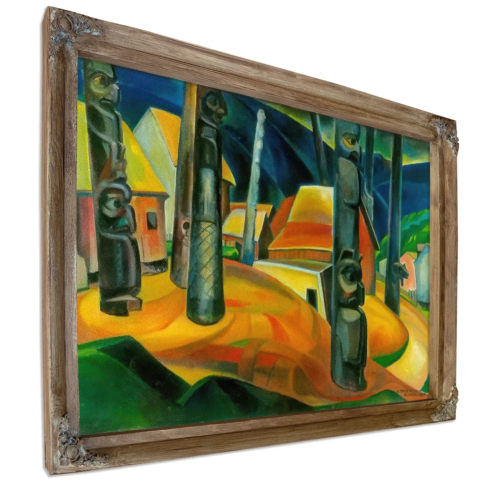 Kisplax Village By Emily Carr Fine Art Print