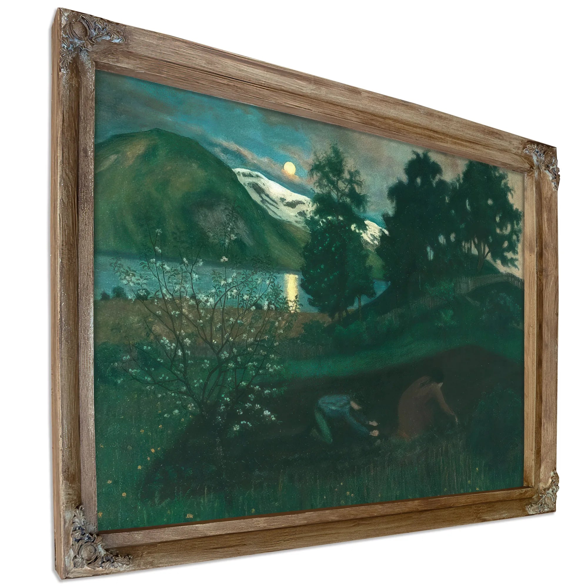 Spring Night In The Garden 1 By Nicolai Astrup Fine Art Print