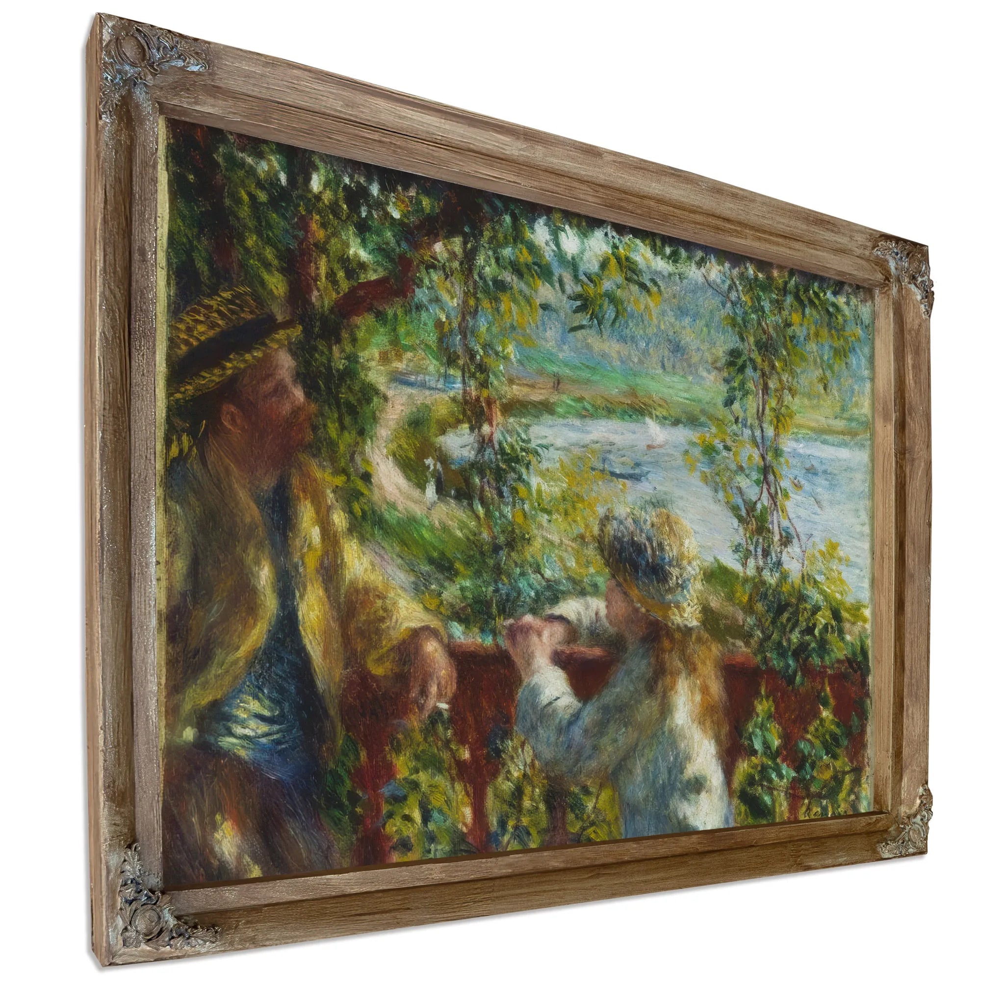 Near The Lake By Pierre August Renoir Fine Art Print