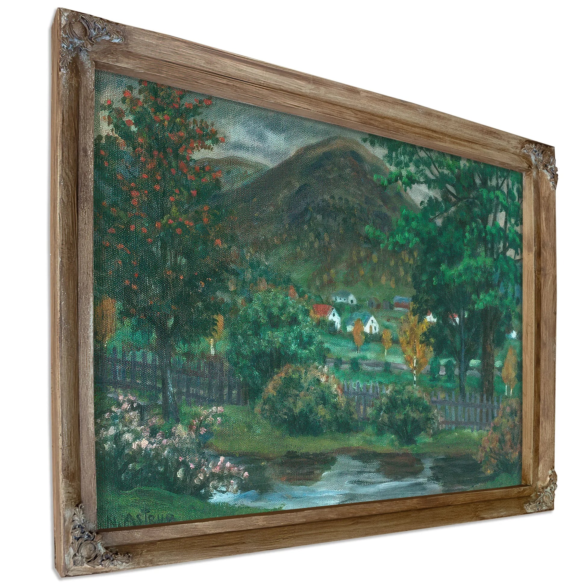 Over The Garden Fence By Nicolai Astrup Fine Art Print