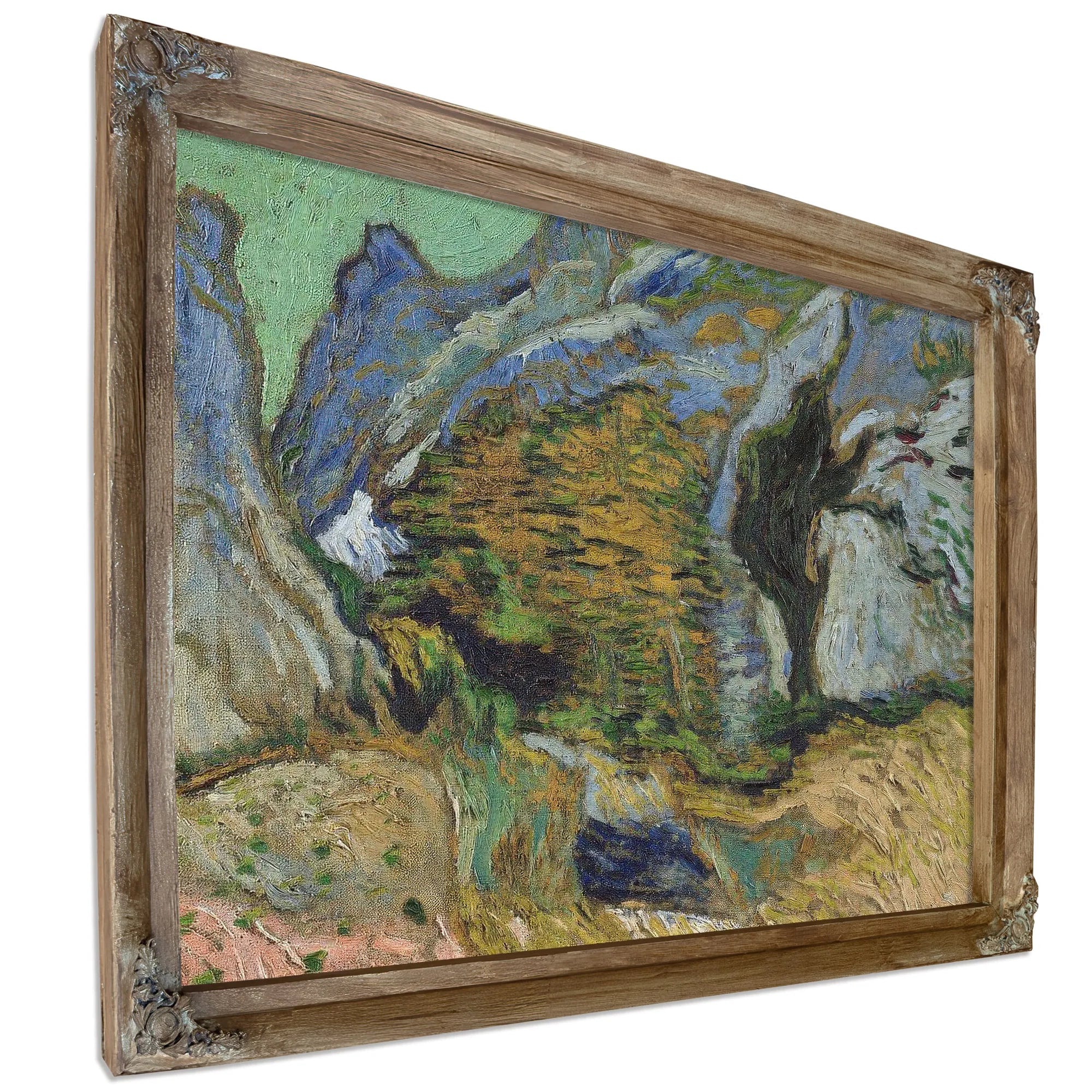 Ravine With A Small Stream By Vincent Van Gogh Fine Art Print