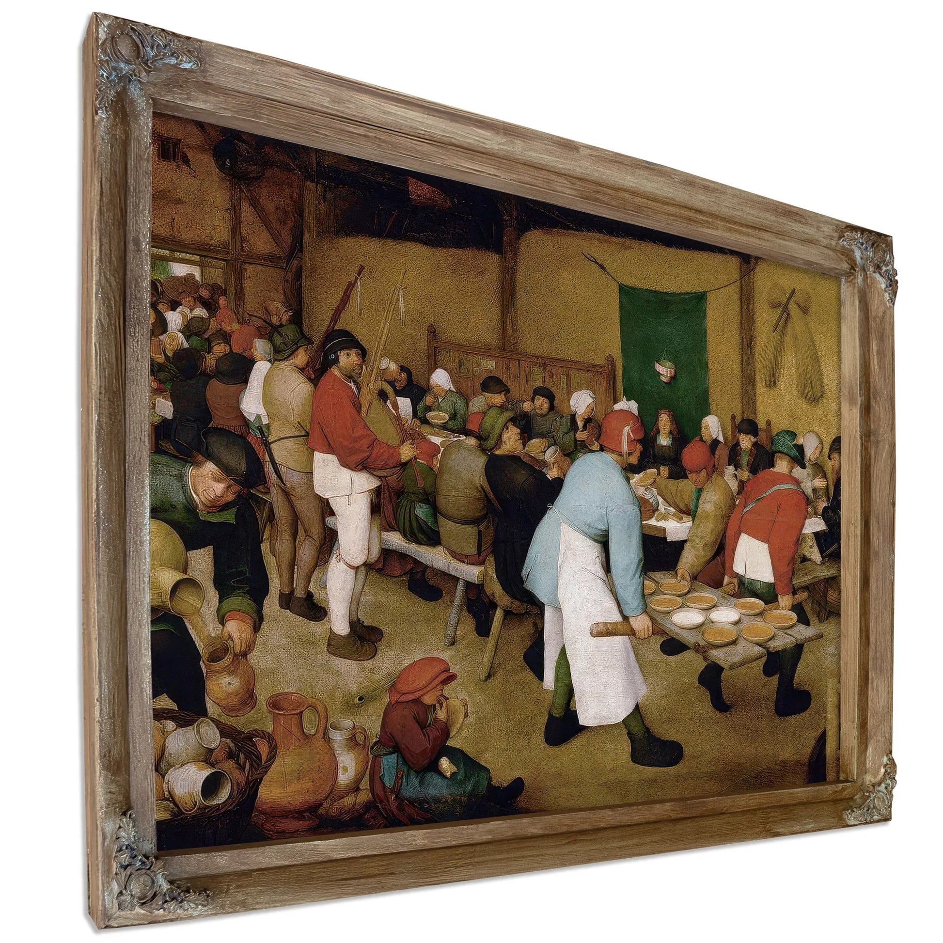 The Peasant Wedding 1568 Oil On Panel 114X164 Kunsthistorisches Museum By The Elder Fine Art Print