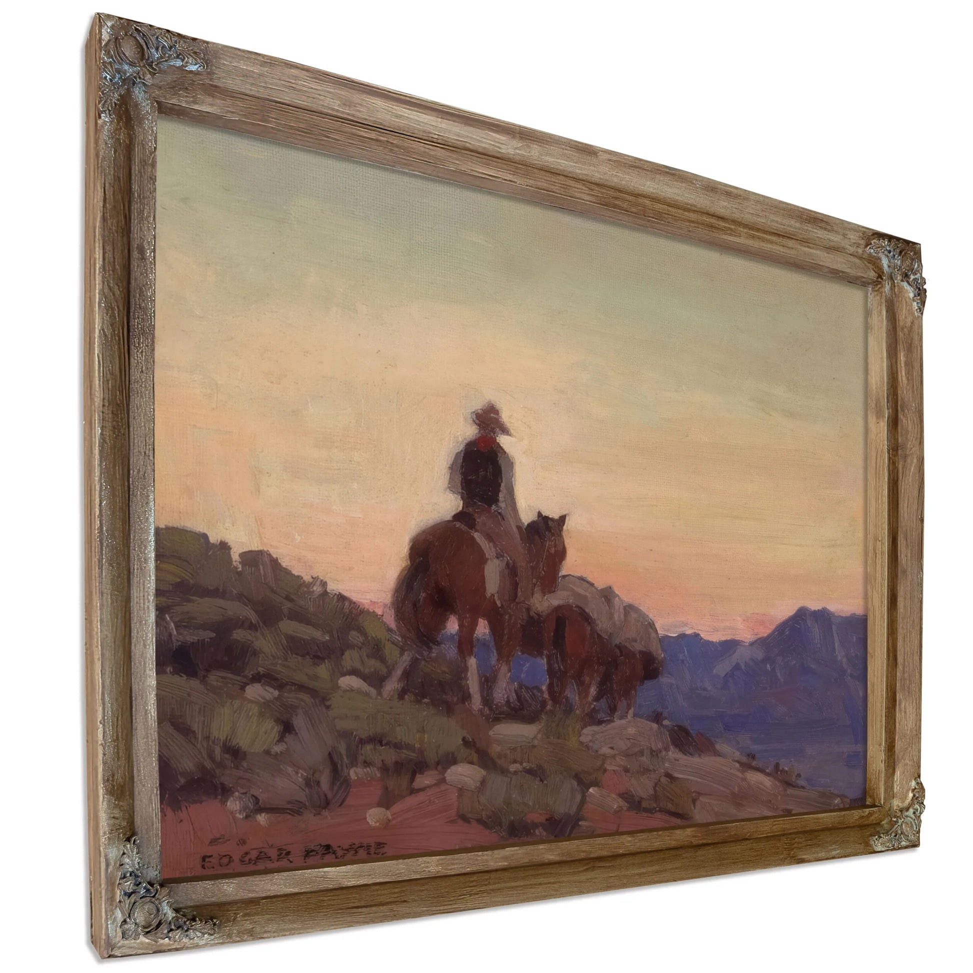 Lone Packer By Edgar Payne Fine Art Print