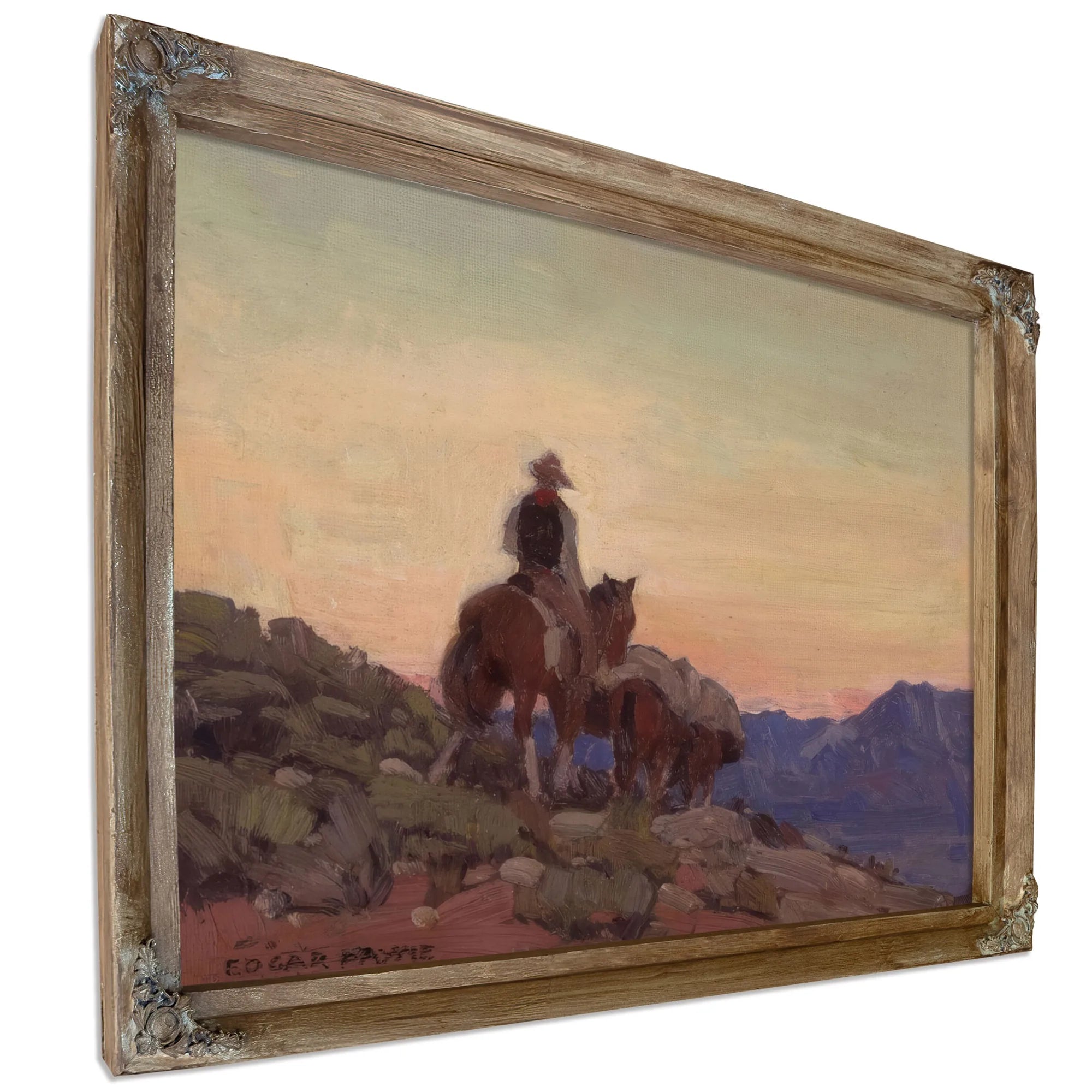 Lone Packer By Edgar Payne Fine Art Print