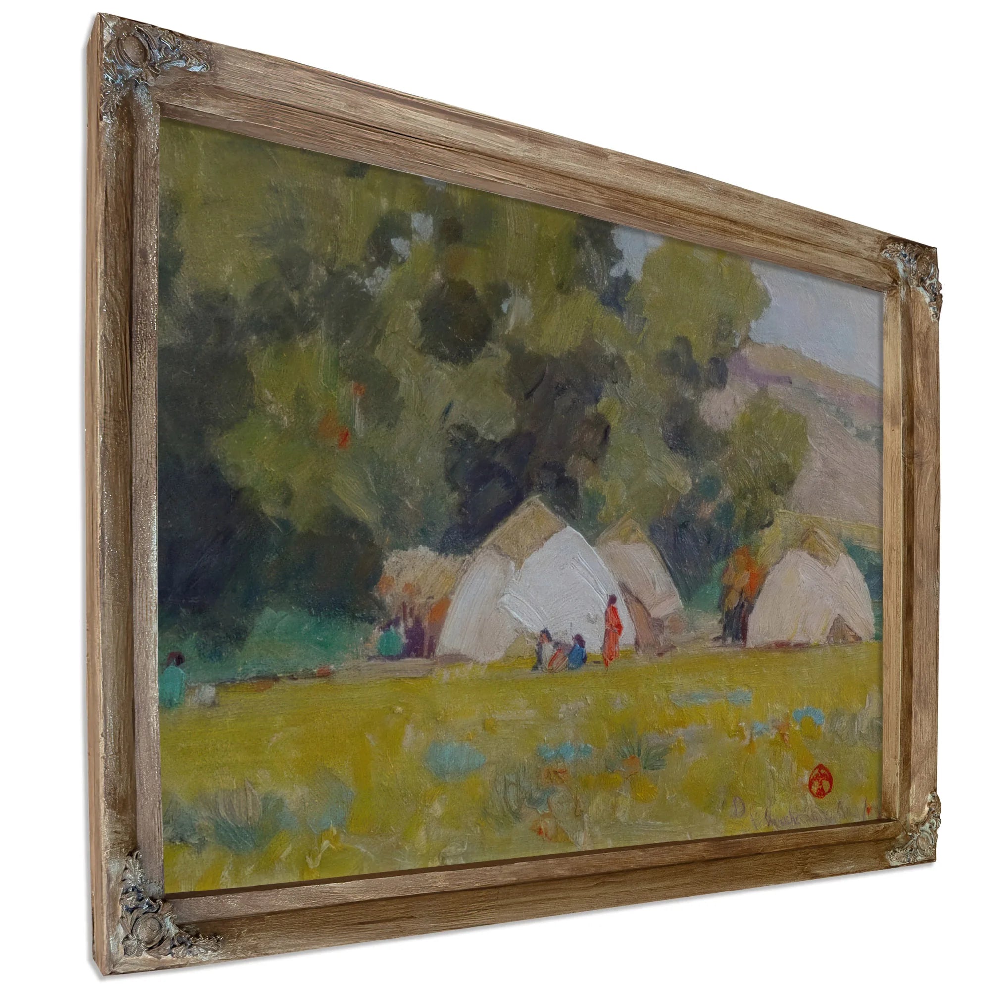 Apache Camp By Maynard Dixon Fine Art Print