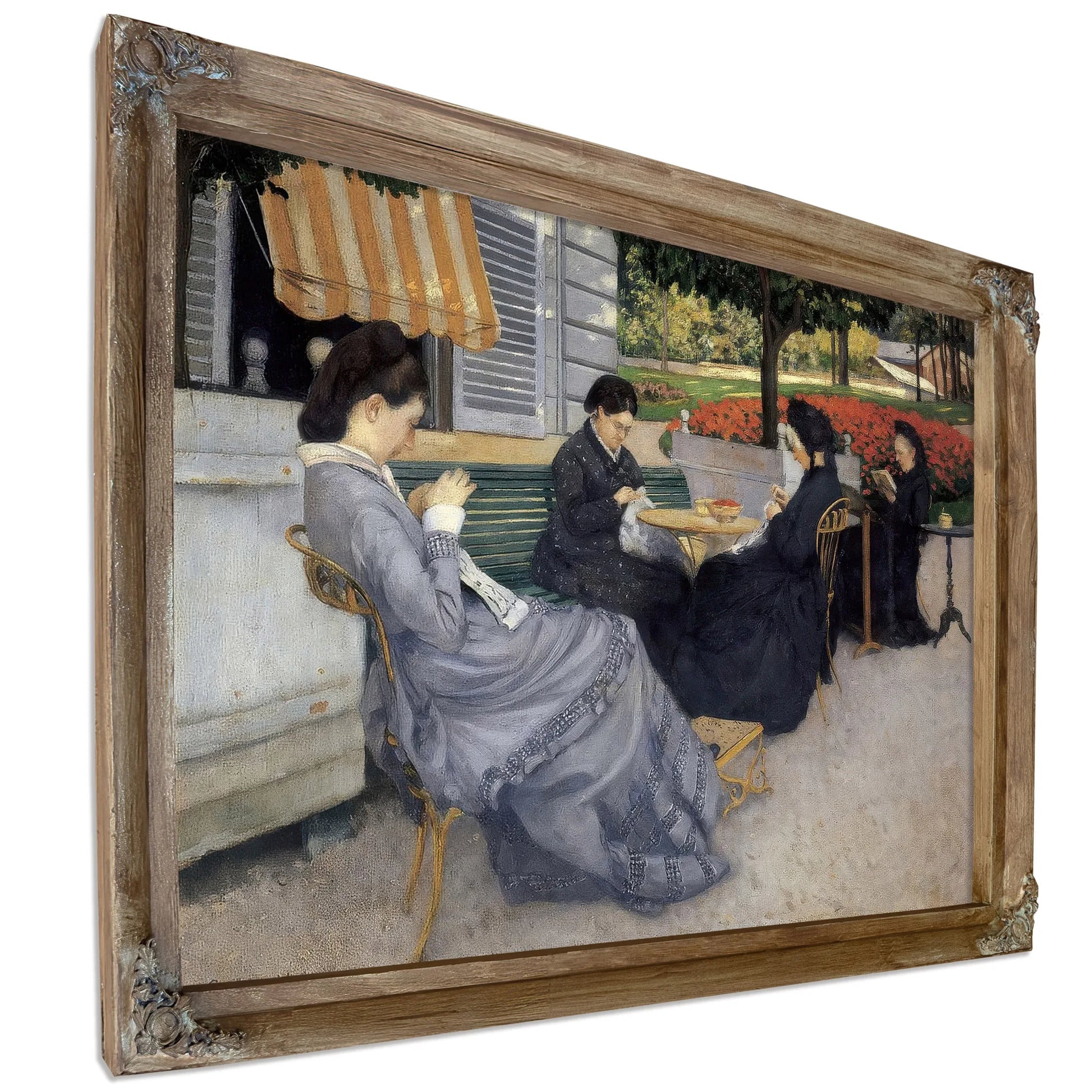 Portraits In The Countryside By Gustave Caillebotte Fine Art Print