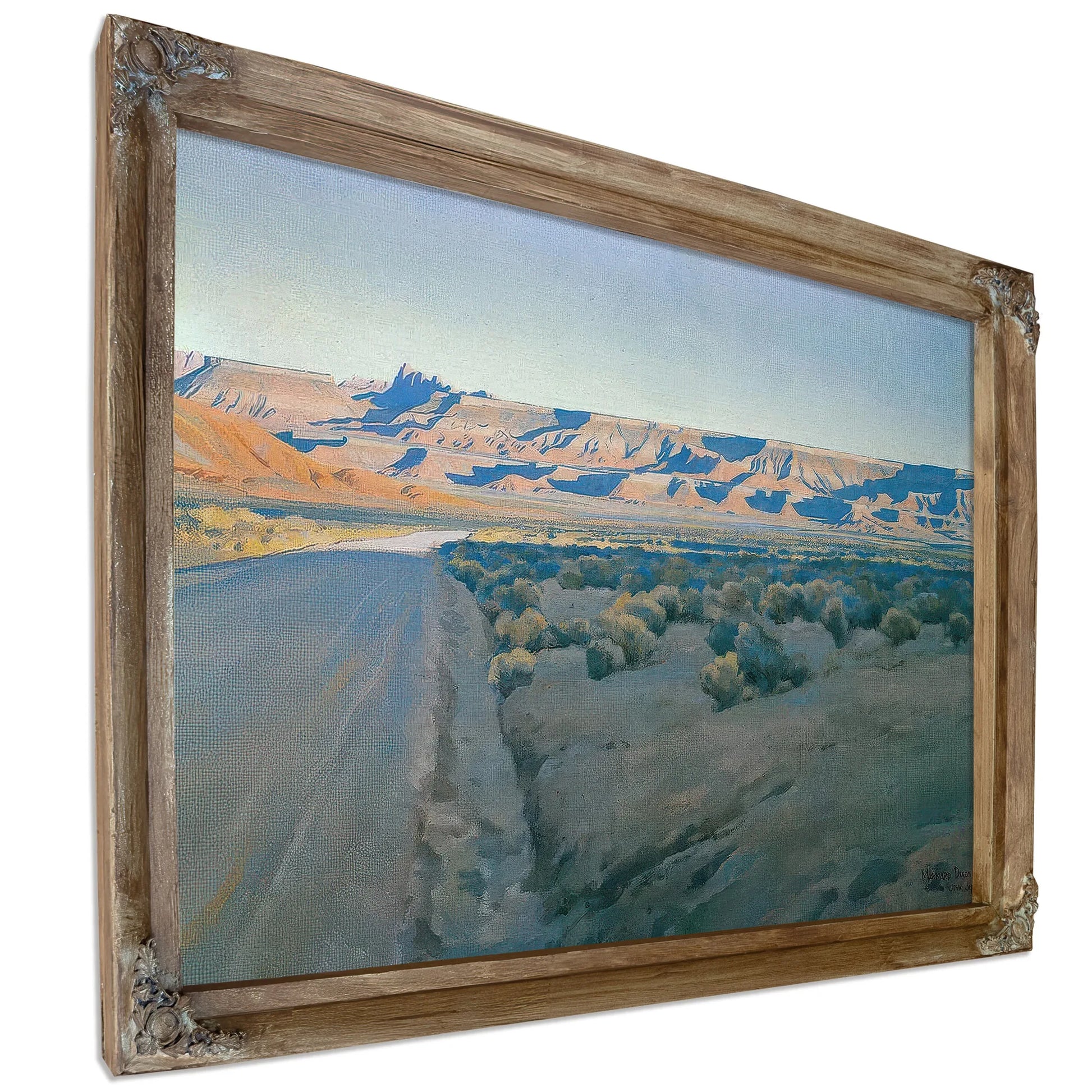 Approach At Zion By Maynard Dixon Fine Art Print