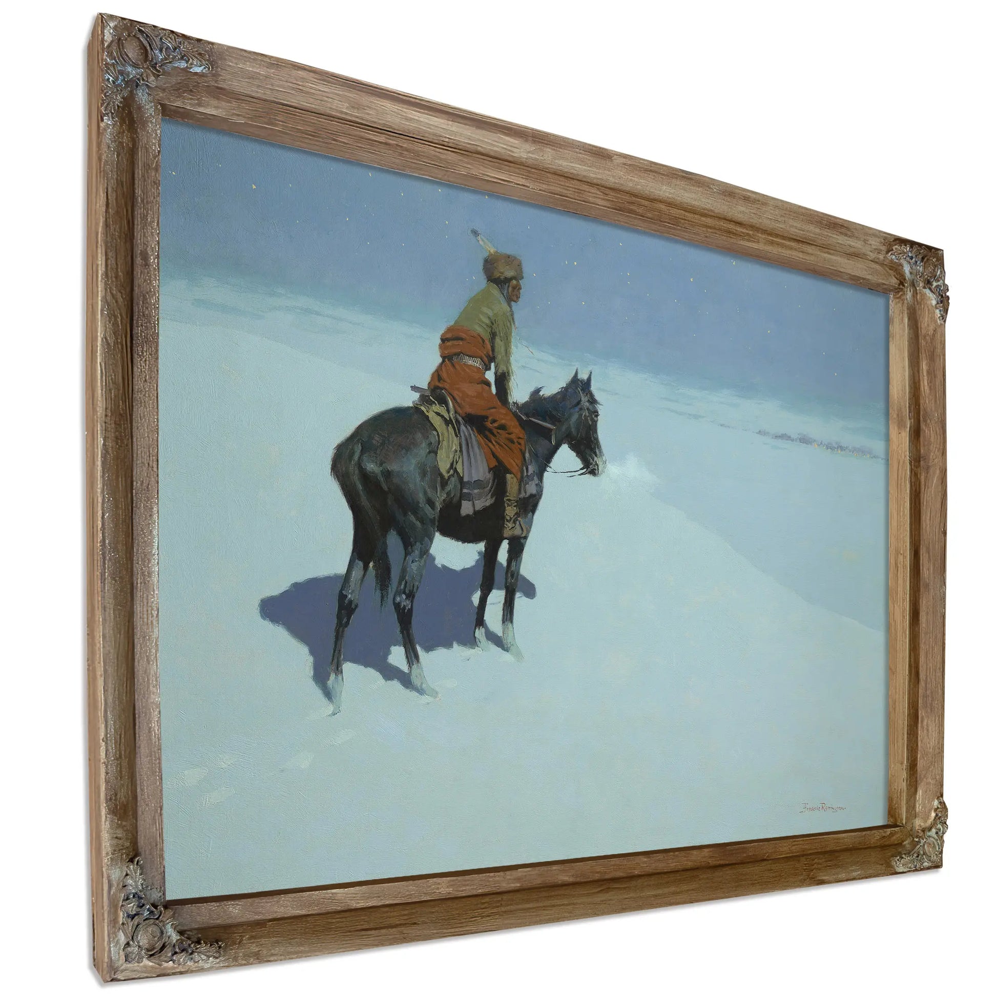 Friends Or Foes The Scout by Frederic Remington