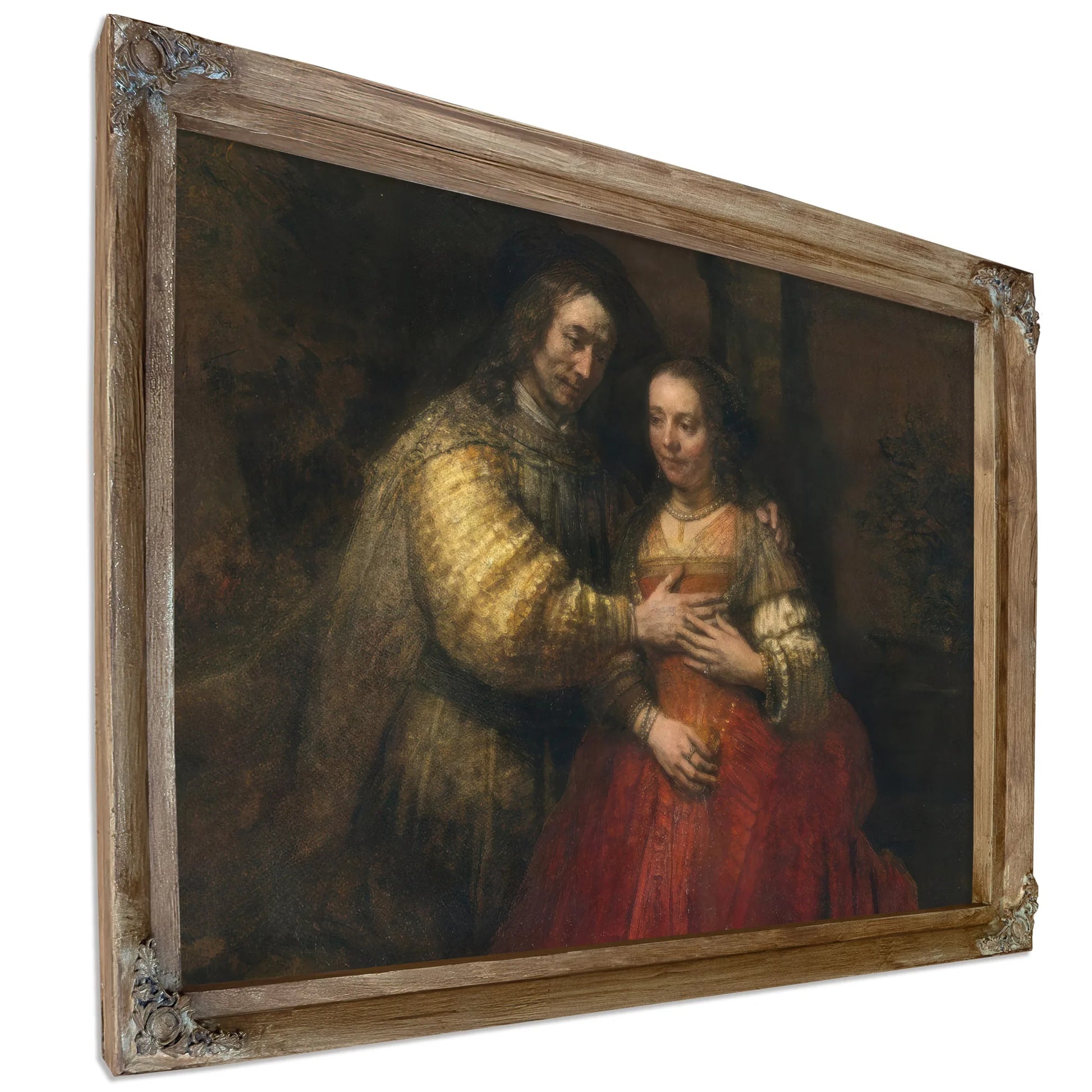 The Jewish Bride By Rembrandt Fine Art Print
