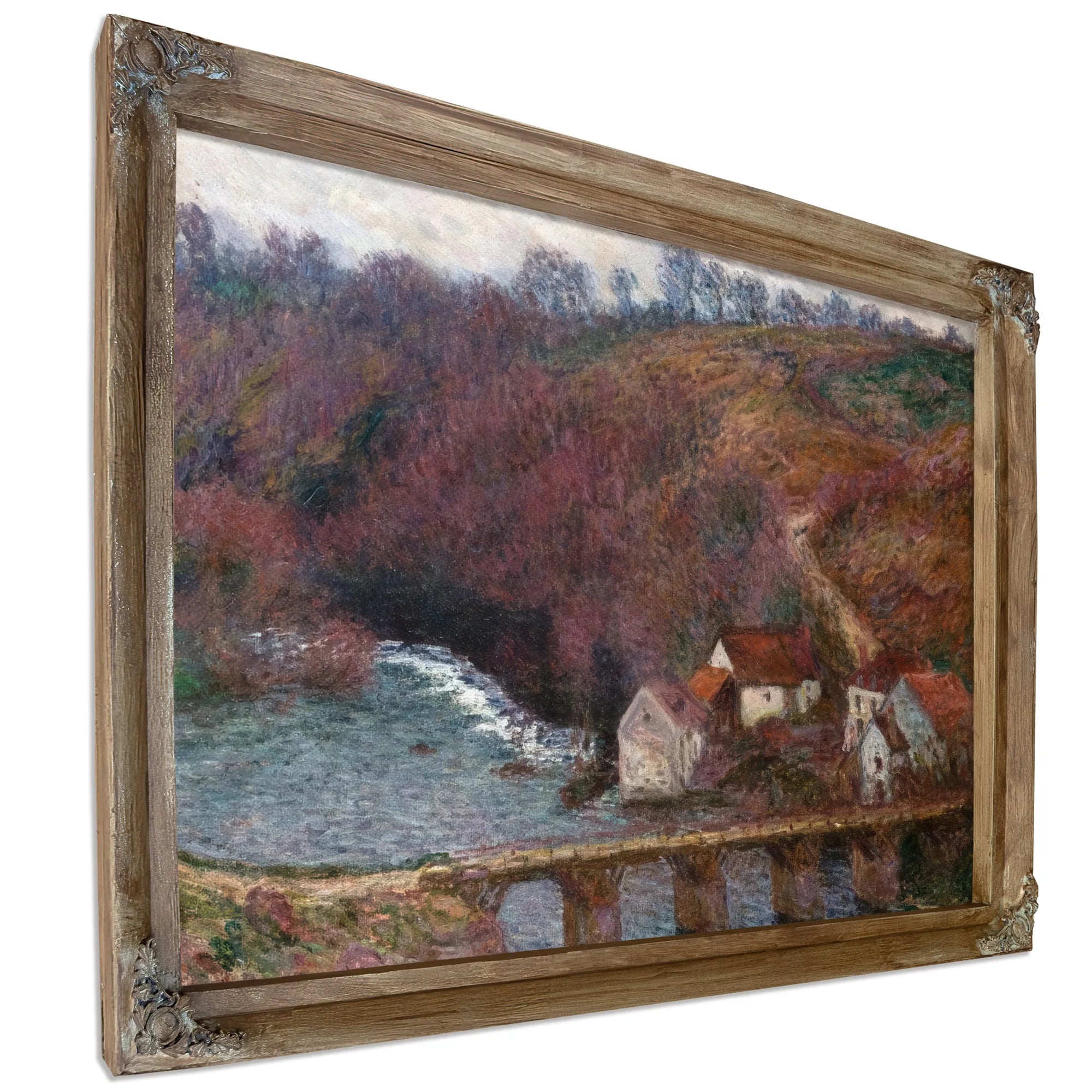 The Grand Creuse At Pont De Vervy By Claude Monet Fine Art Print