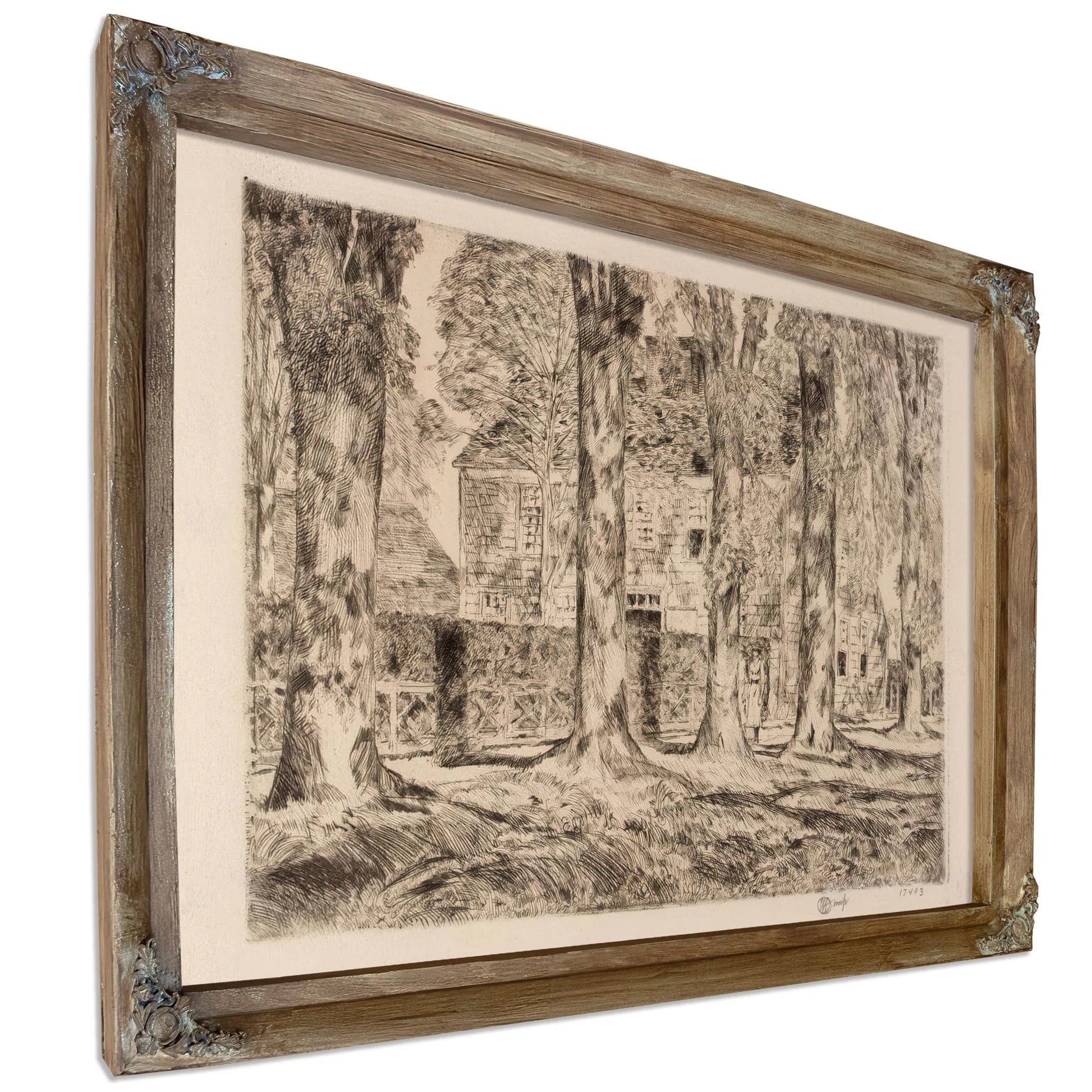 The Village Elms, Easthampton By Childe Hassam Fine Art Print