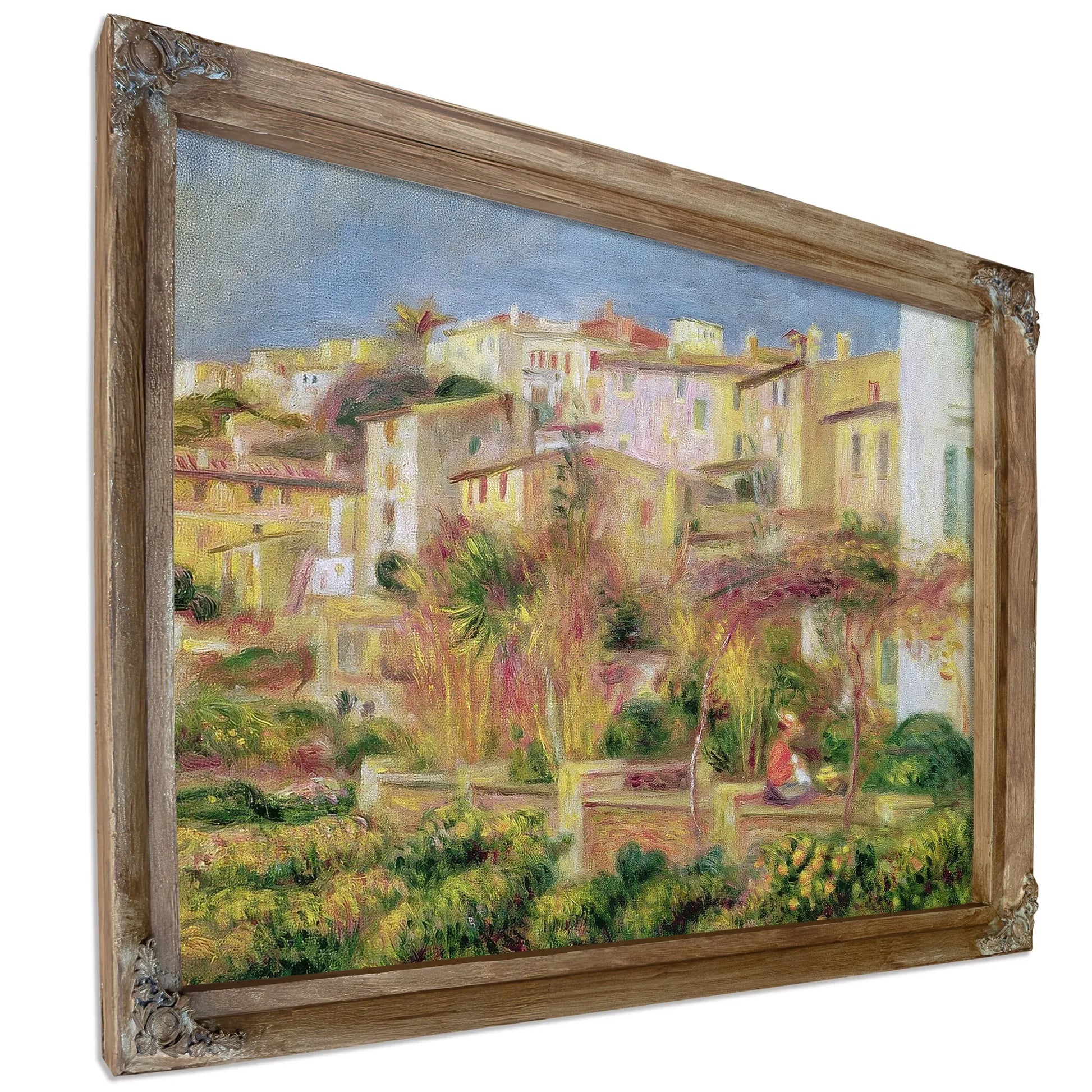 Terrace In Cagnes By Pierre Auguste Renoir Fine Art Print