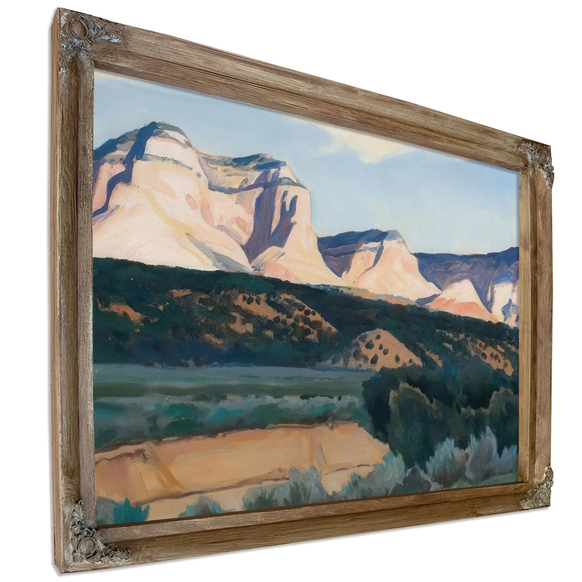 Sunlit Cliffside By Maynard Dixon Fine Art Print