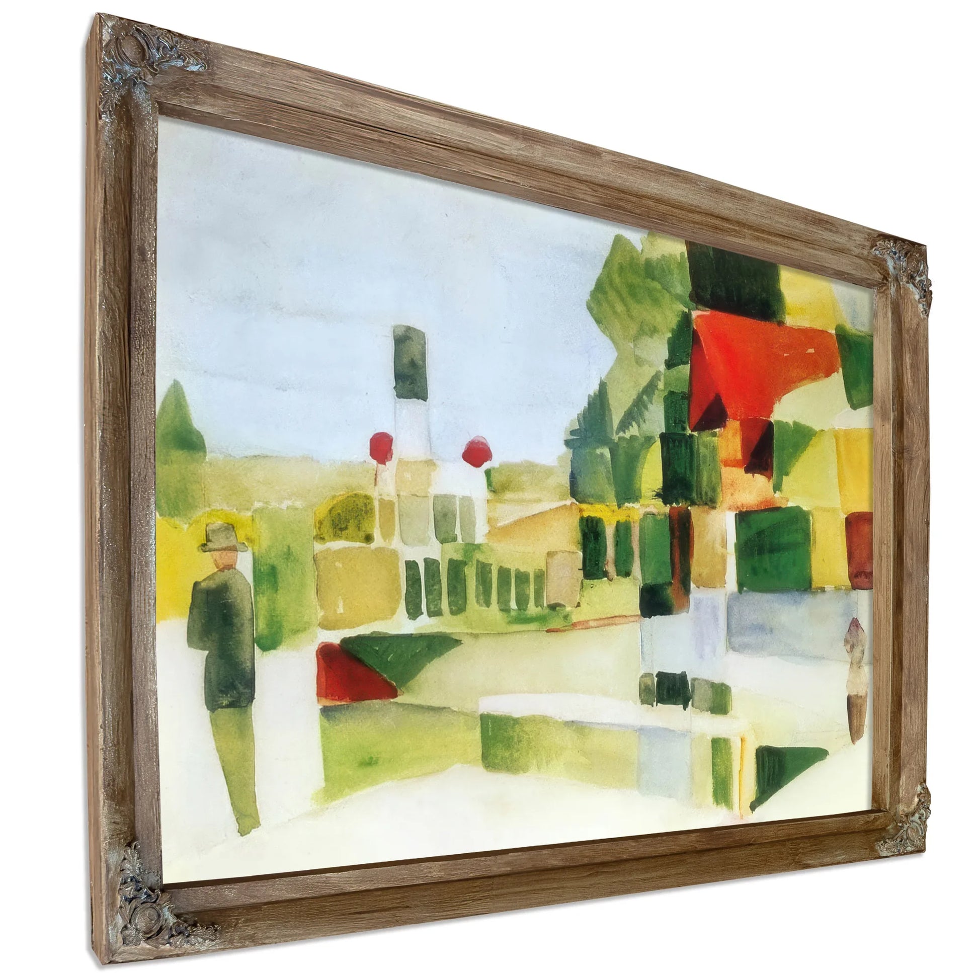 At The Pier By August Macke Fine Art Print