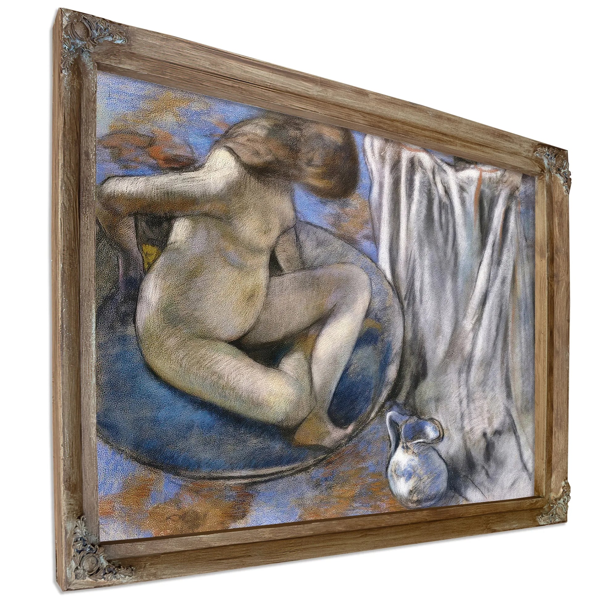 Woman In The Tub By Edgar Degas Fine Art Print