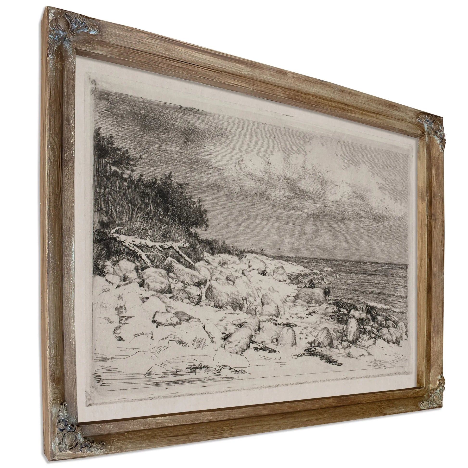 Stenet Strandbred by Carl Bloch