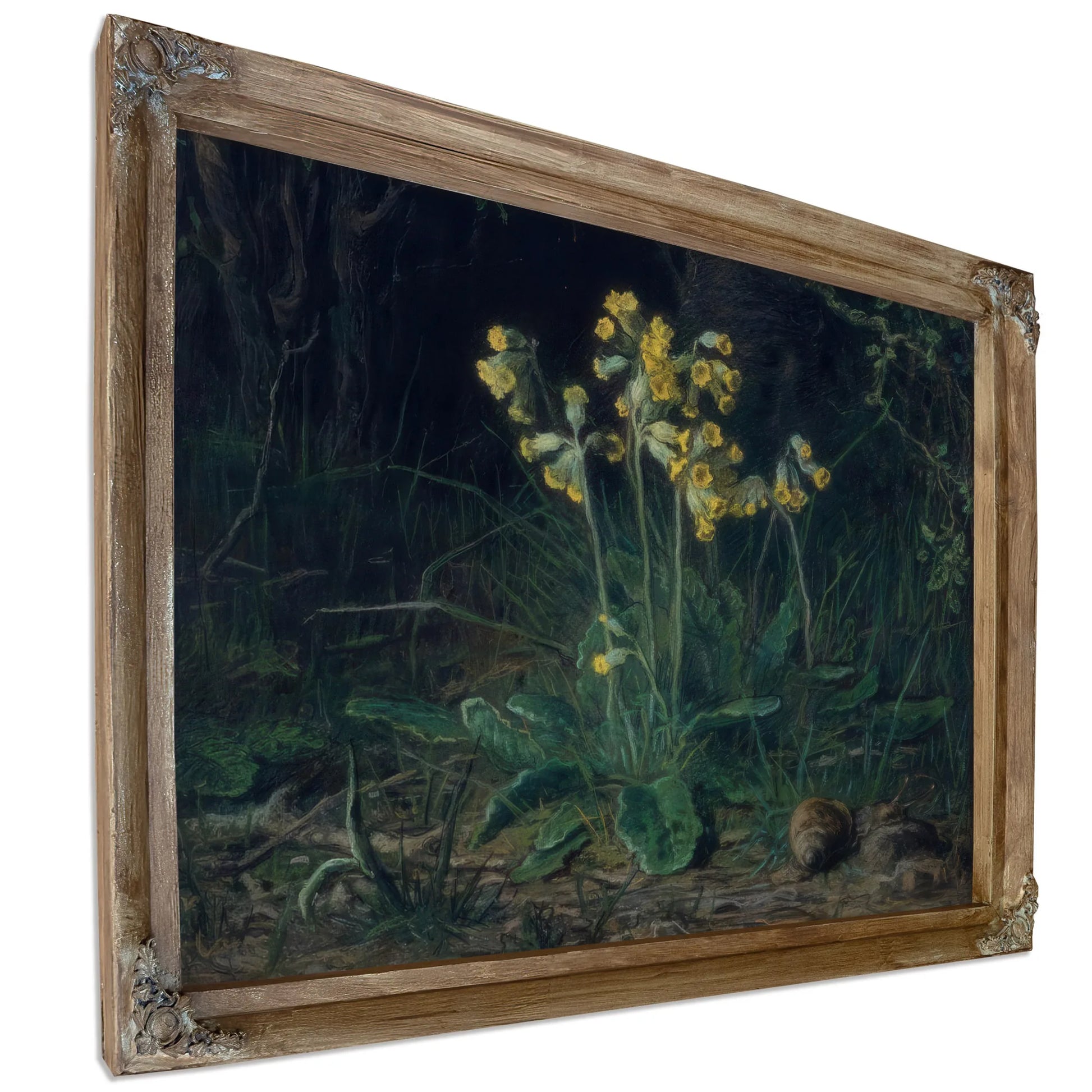 Primroses By Jean Francois Millet Fine Art Print