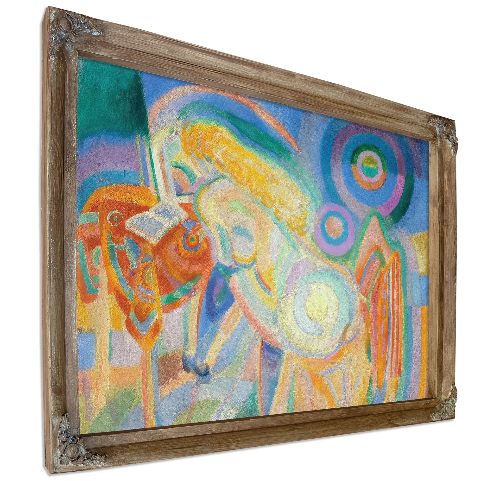 Femme Nue Lisant (Nude Woman Reading) By Robert Delaunay Fine Art Print
