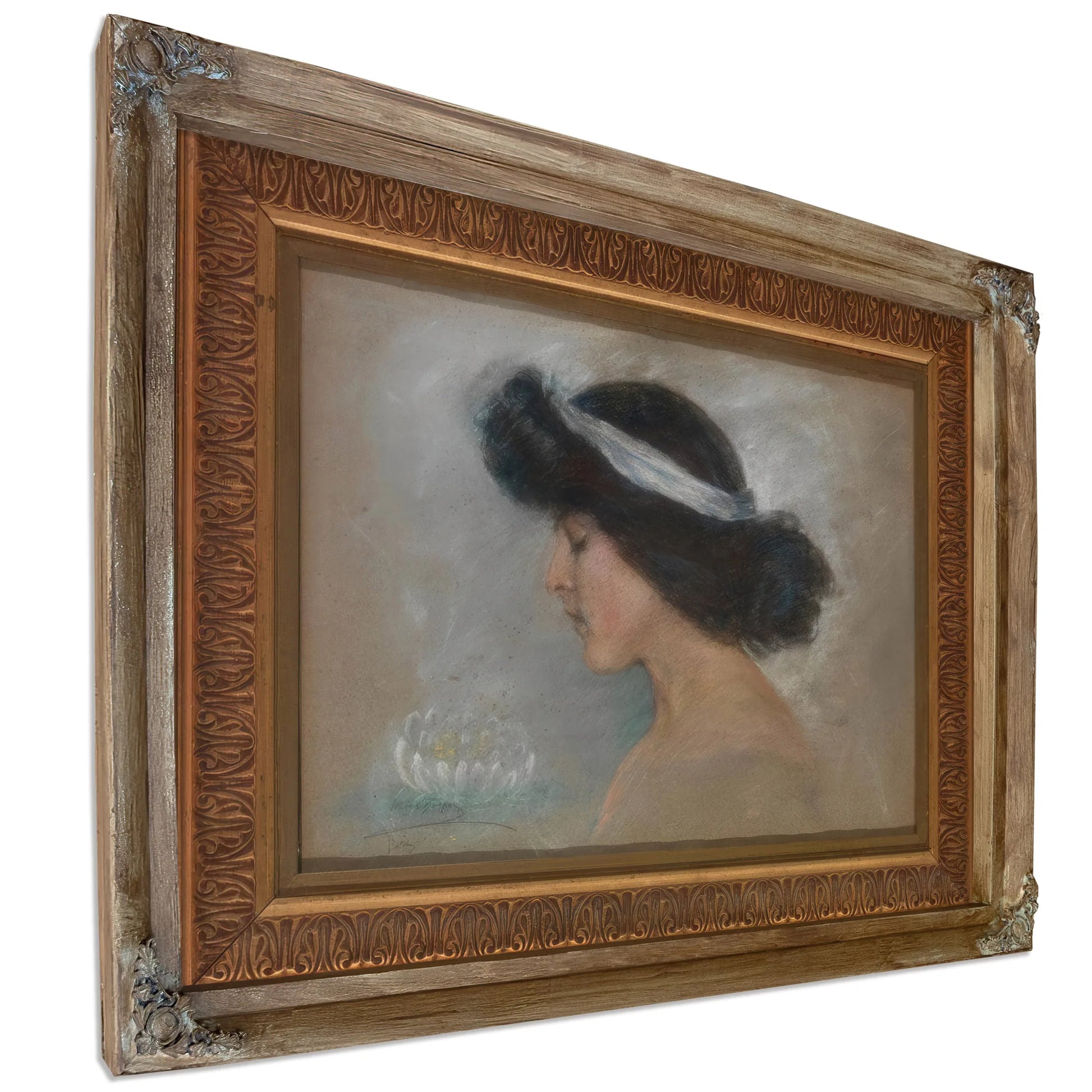 Waterlily By Alice Pike Barney Fine Art Print