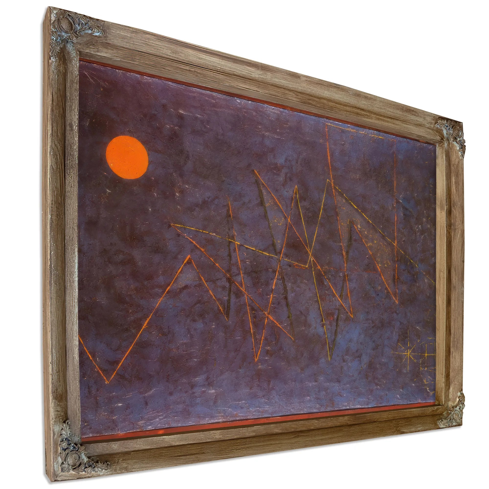 Coloured Lightning 1927 J 1 (181) By Paul Klee Fine Art Print