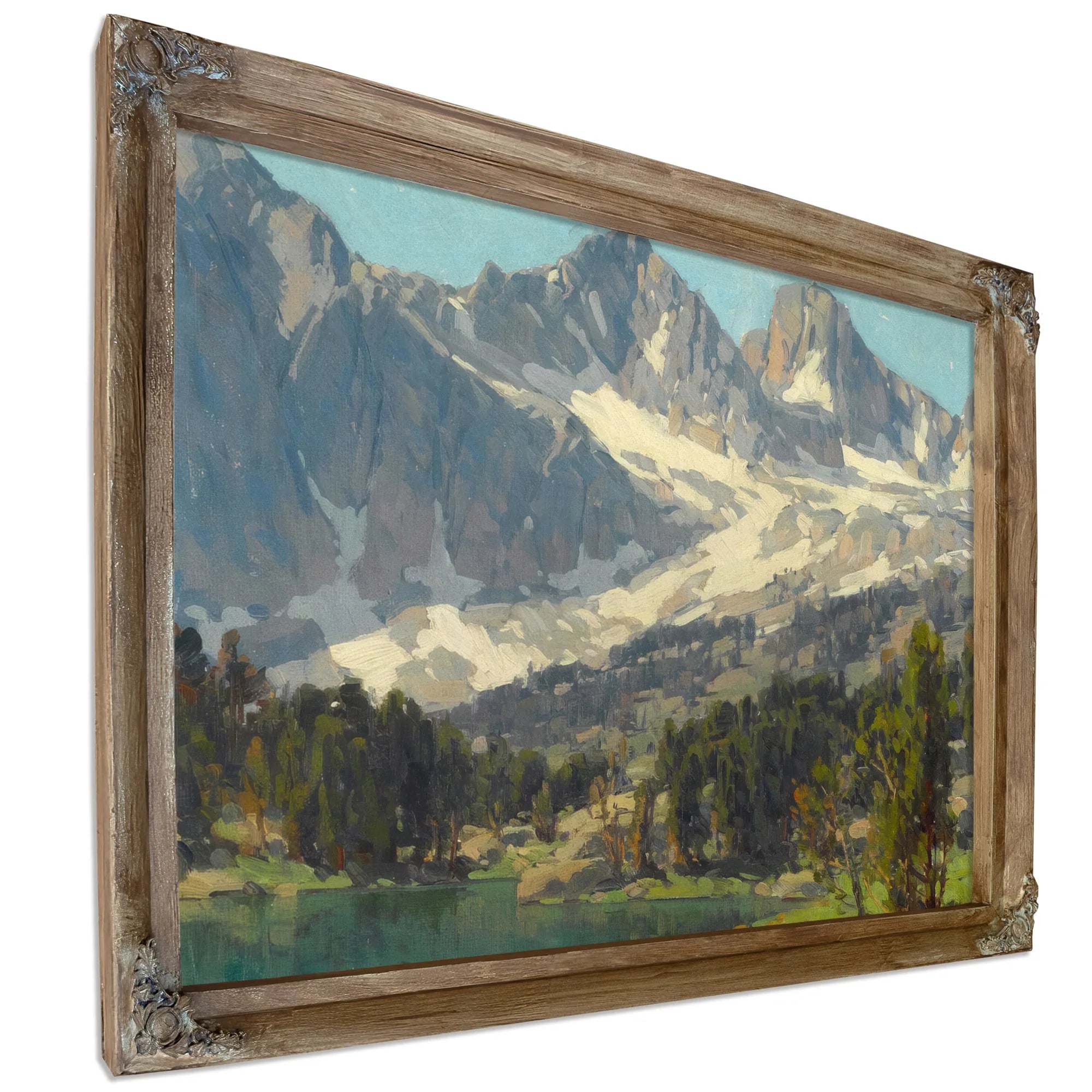 Mount Gayley And Mount Sill, Big Pine, High Sierras, California By Edgar Payne Fine Art Print