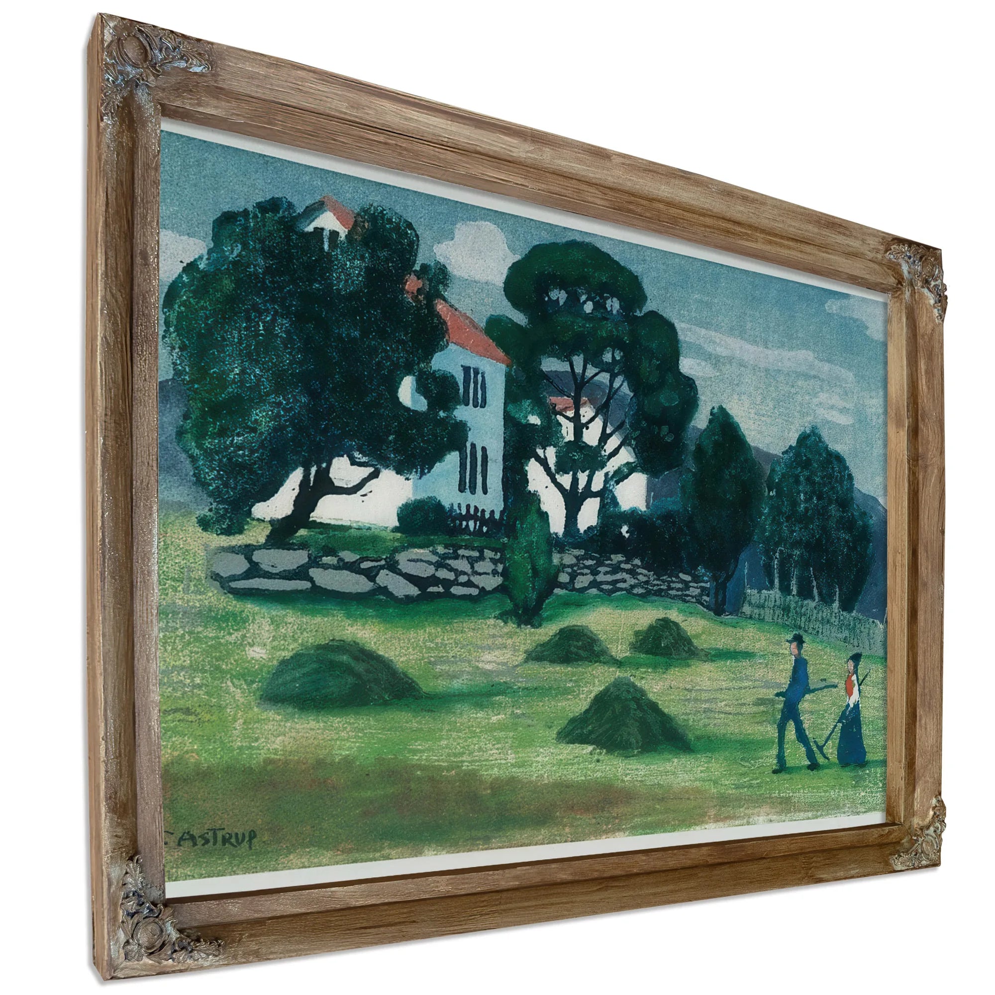 Home From Work 3 By Nicolai Astrup Fine Art Print
