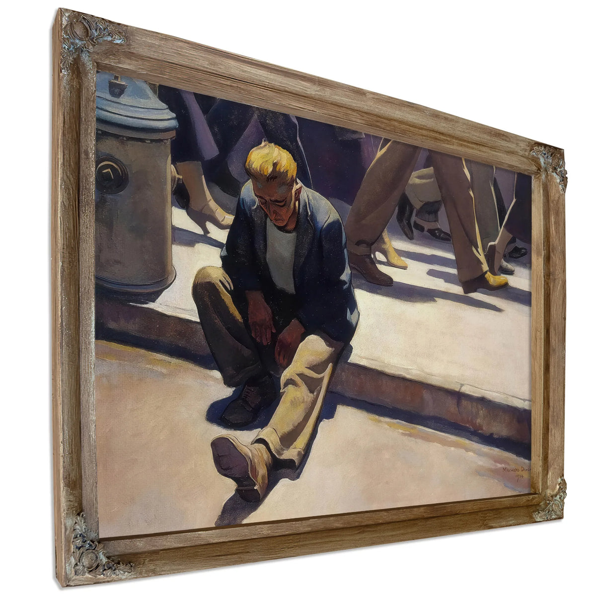 Forgotten Man By Maynard Dixon Fine Art Print