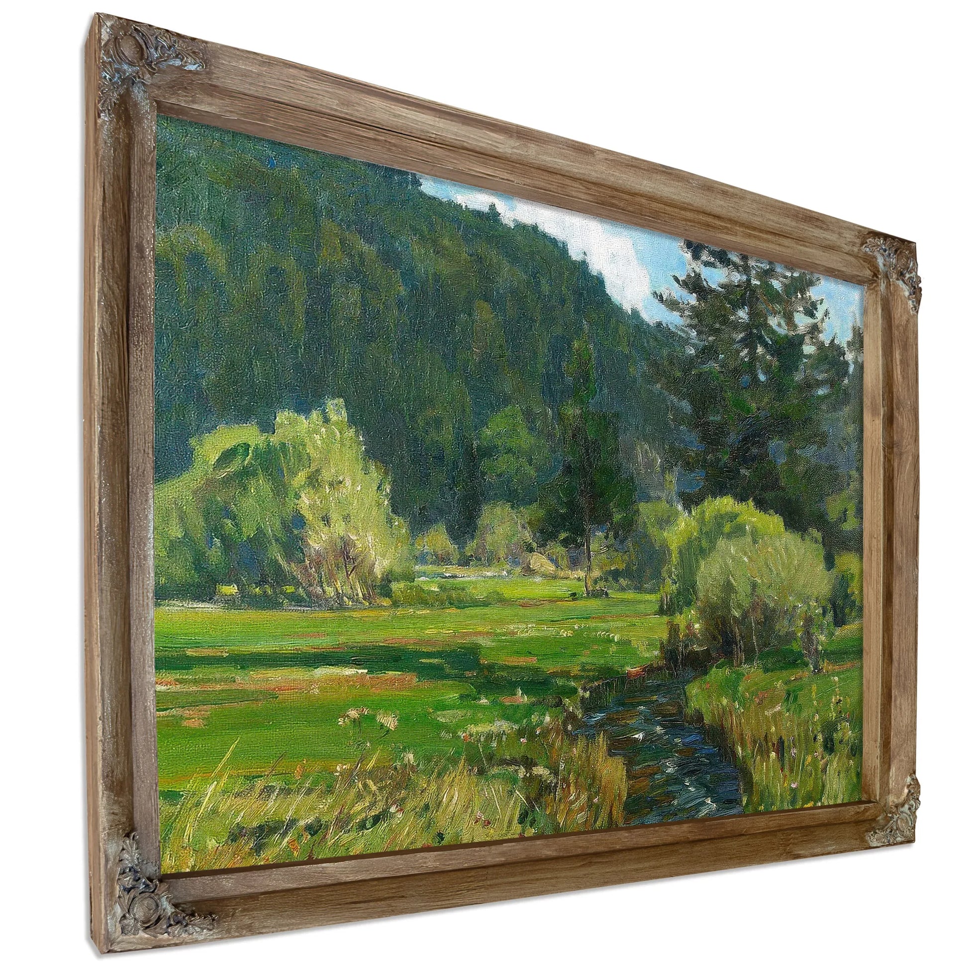 Meandering Stream 1927 By William Wendt Fine Art Print