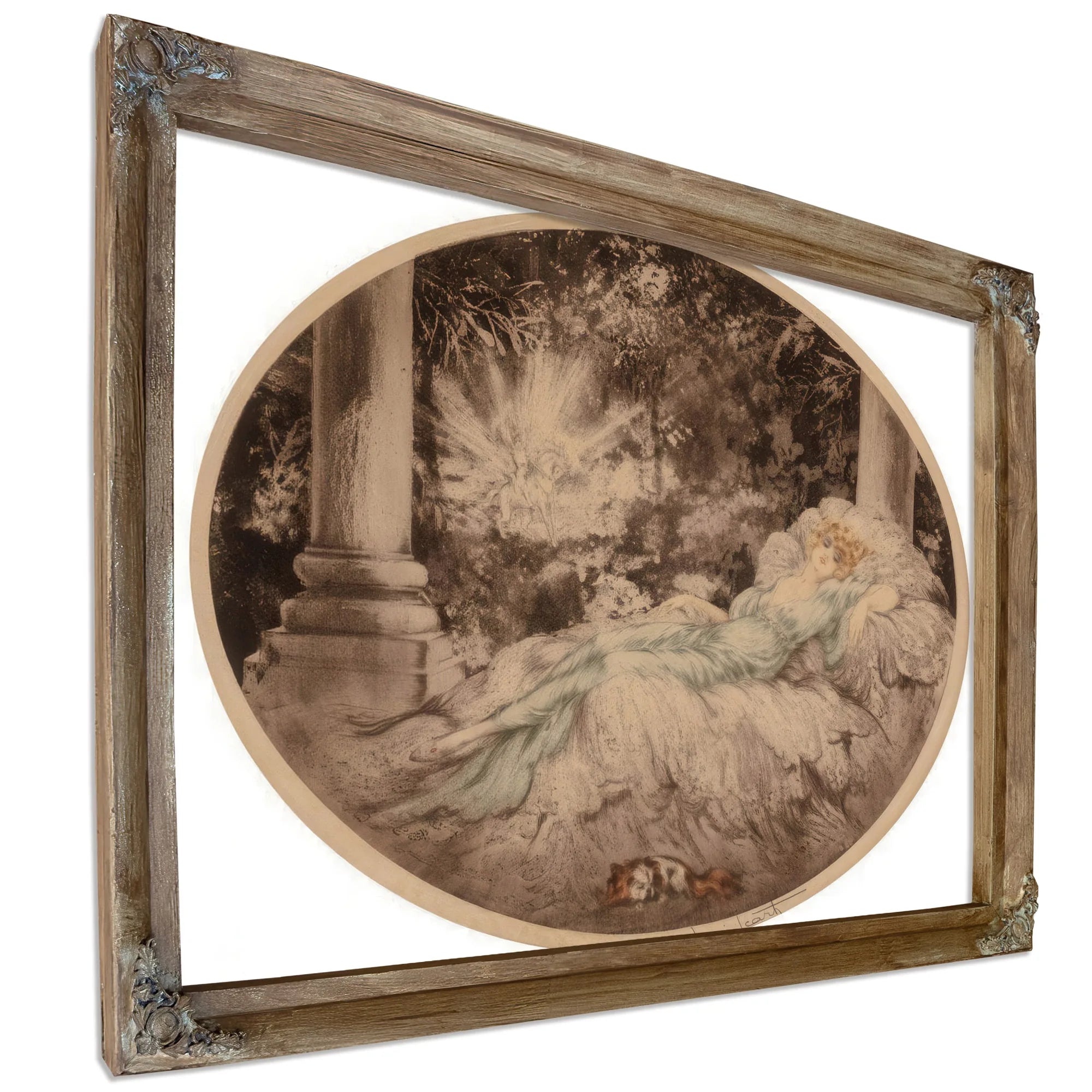 Sleeping Beauty 1927 By Louis Icart Fine Art Print