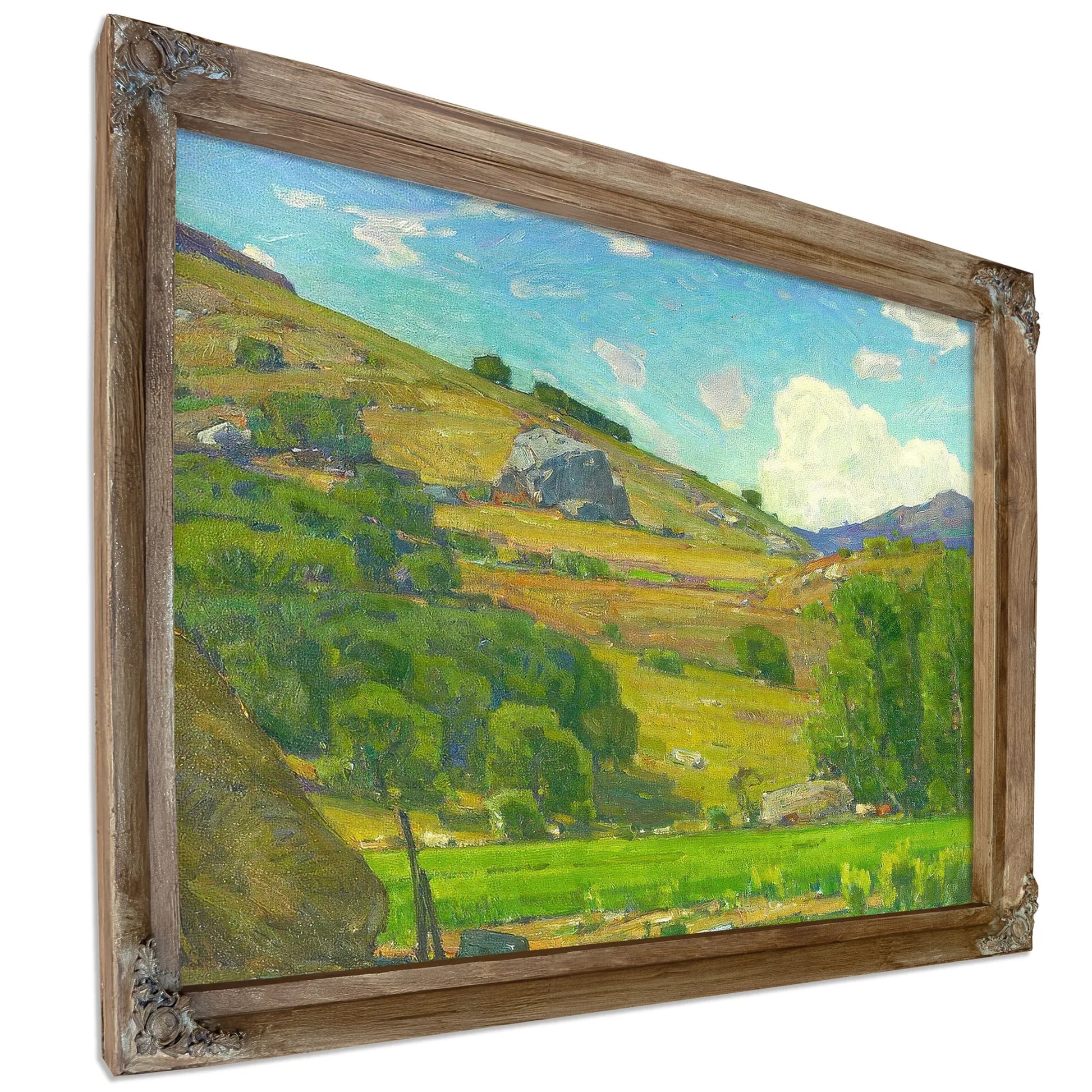 Pasture Lands C. 1925 By William Wendt Fine Art Print