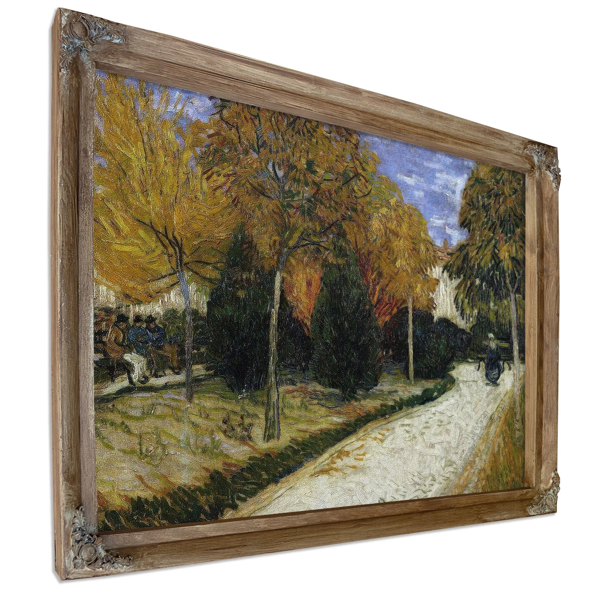 The Public Garden By Vincent Van Gogh Fine Art Print