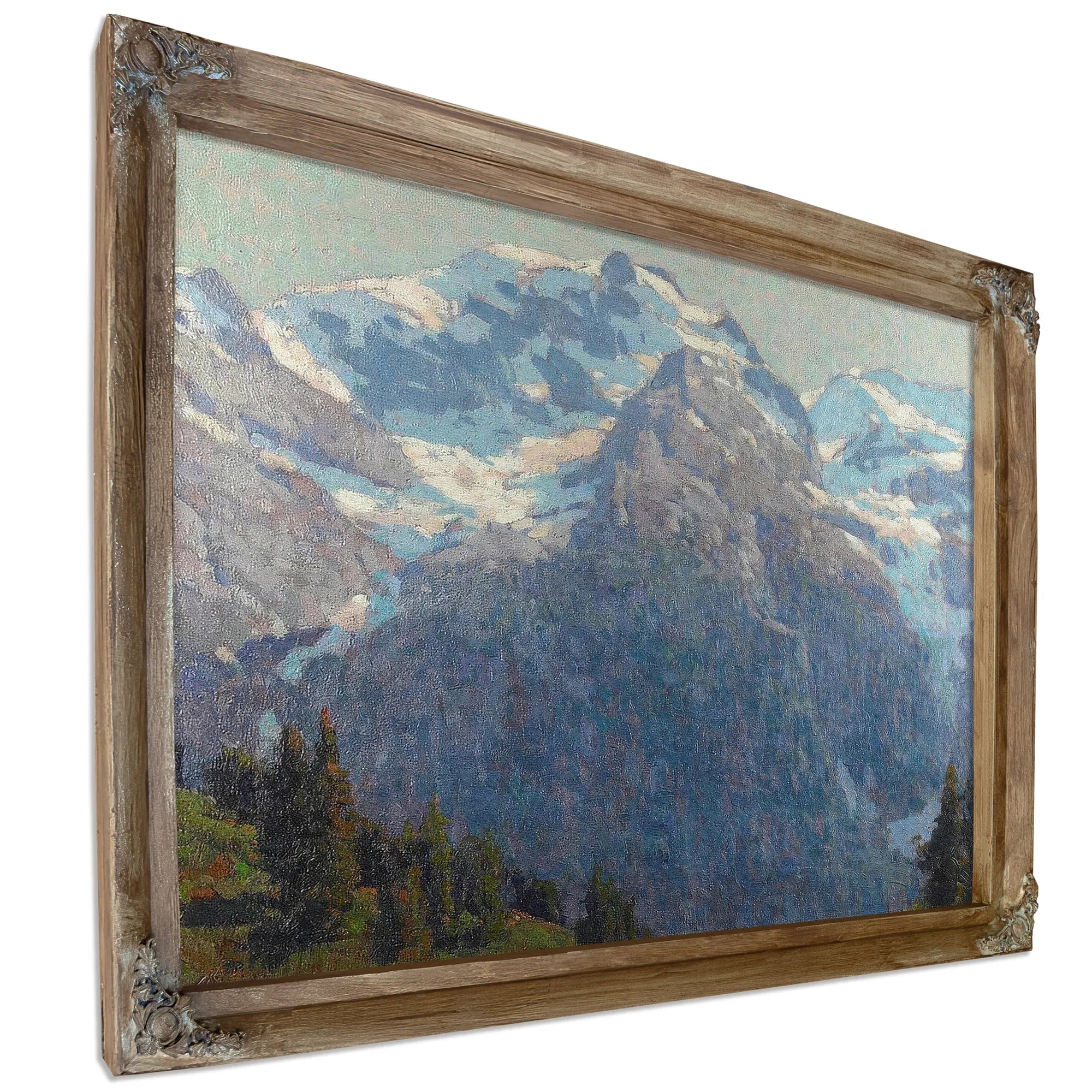Majestic Alpine Scene By Edgar Payne Fine Art Print