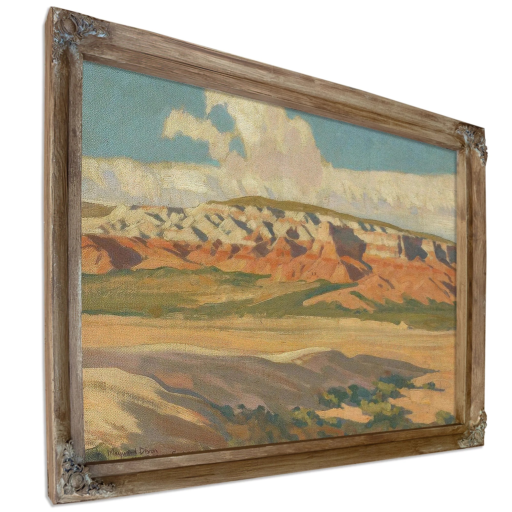 Butte At Red Lake Navajo Reservation Arizona By Maynard Dixon Fine Art Print