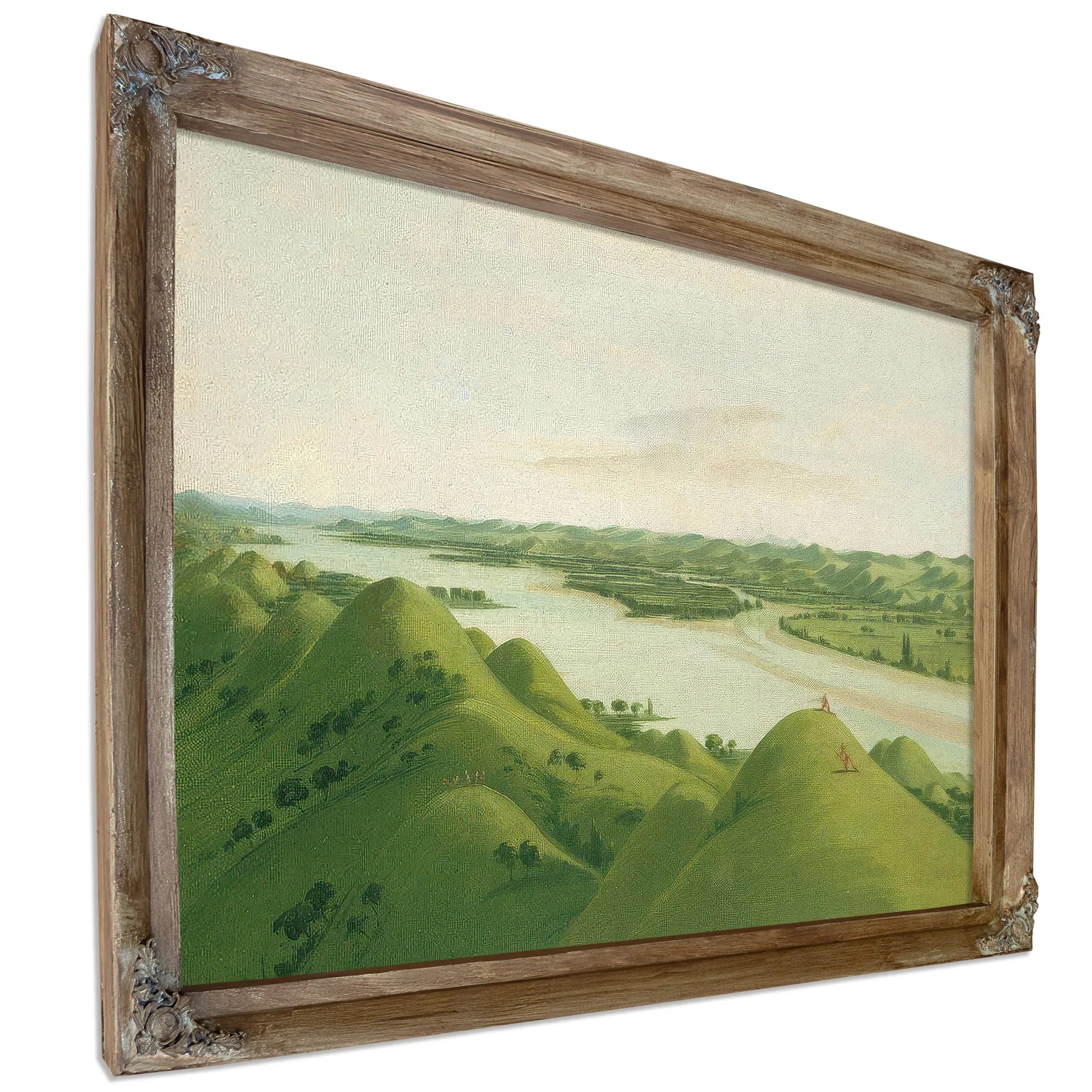 Beautiful Prairie Bluffs Above The Poncas, 1050 Miles Above St. Louis By George Catlin Fine Art Print