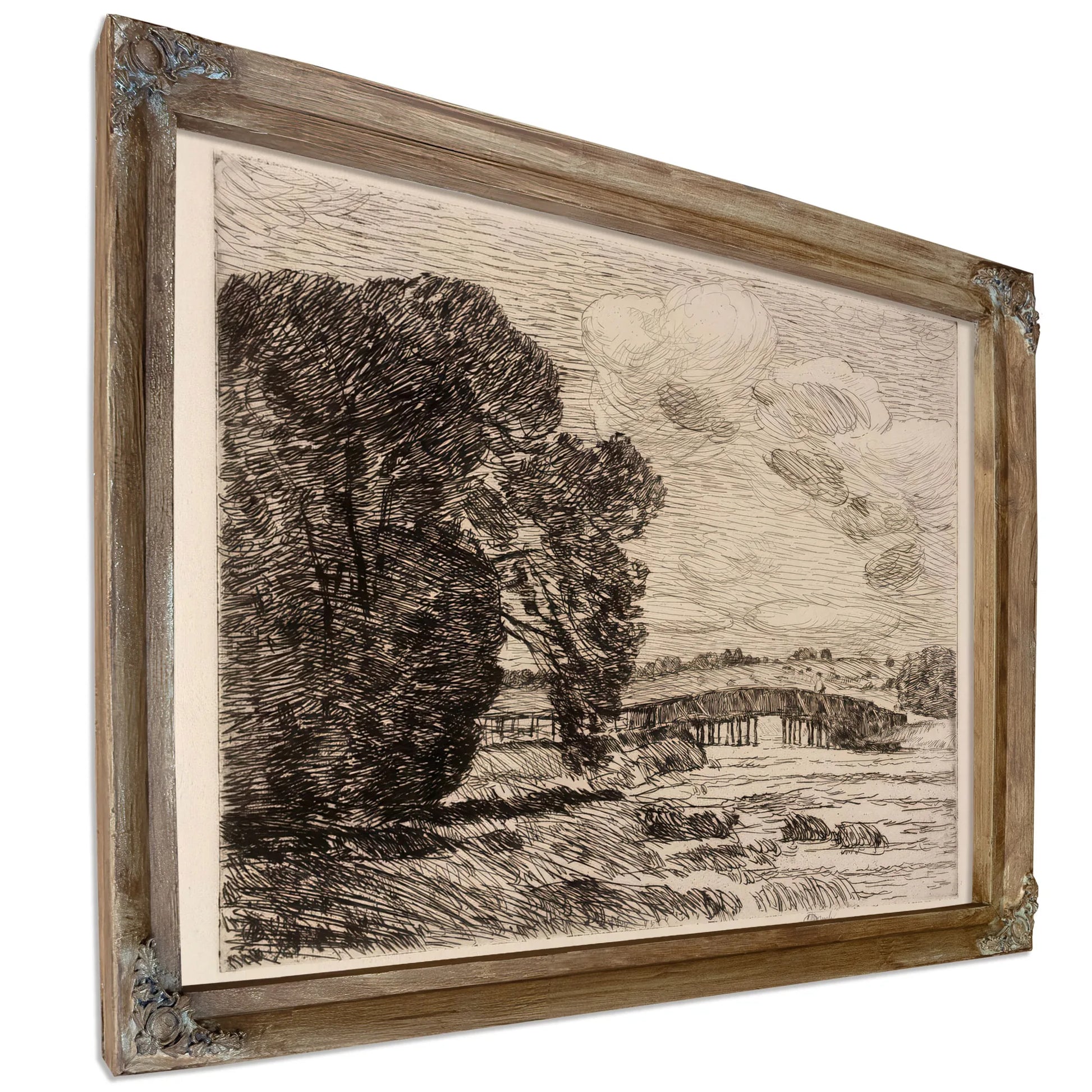 Bridge At Old Lyme By Childe Hassam Fine Art Print