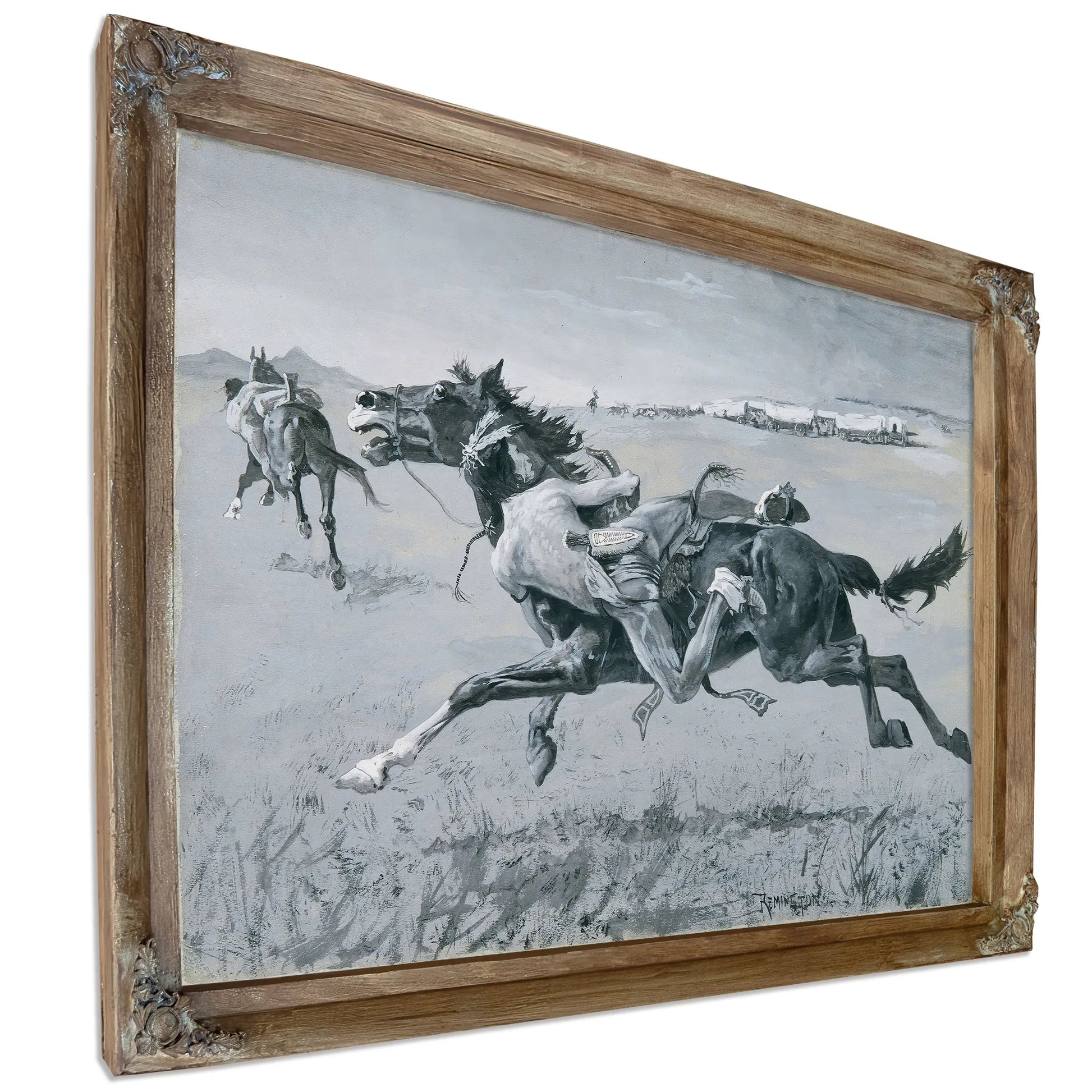 A Peril Of The Plains by Frederic Remington