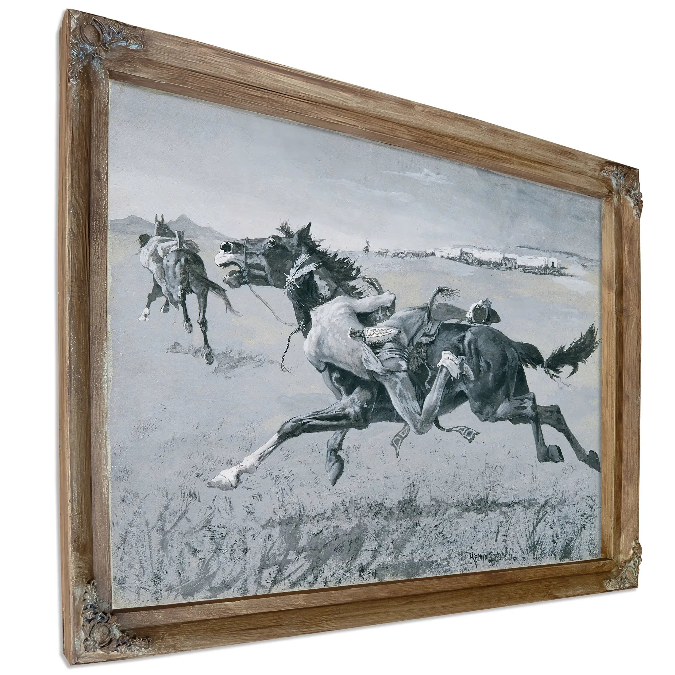 A Peril Of The Plains by Frederic Remington
