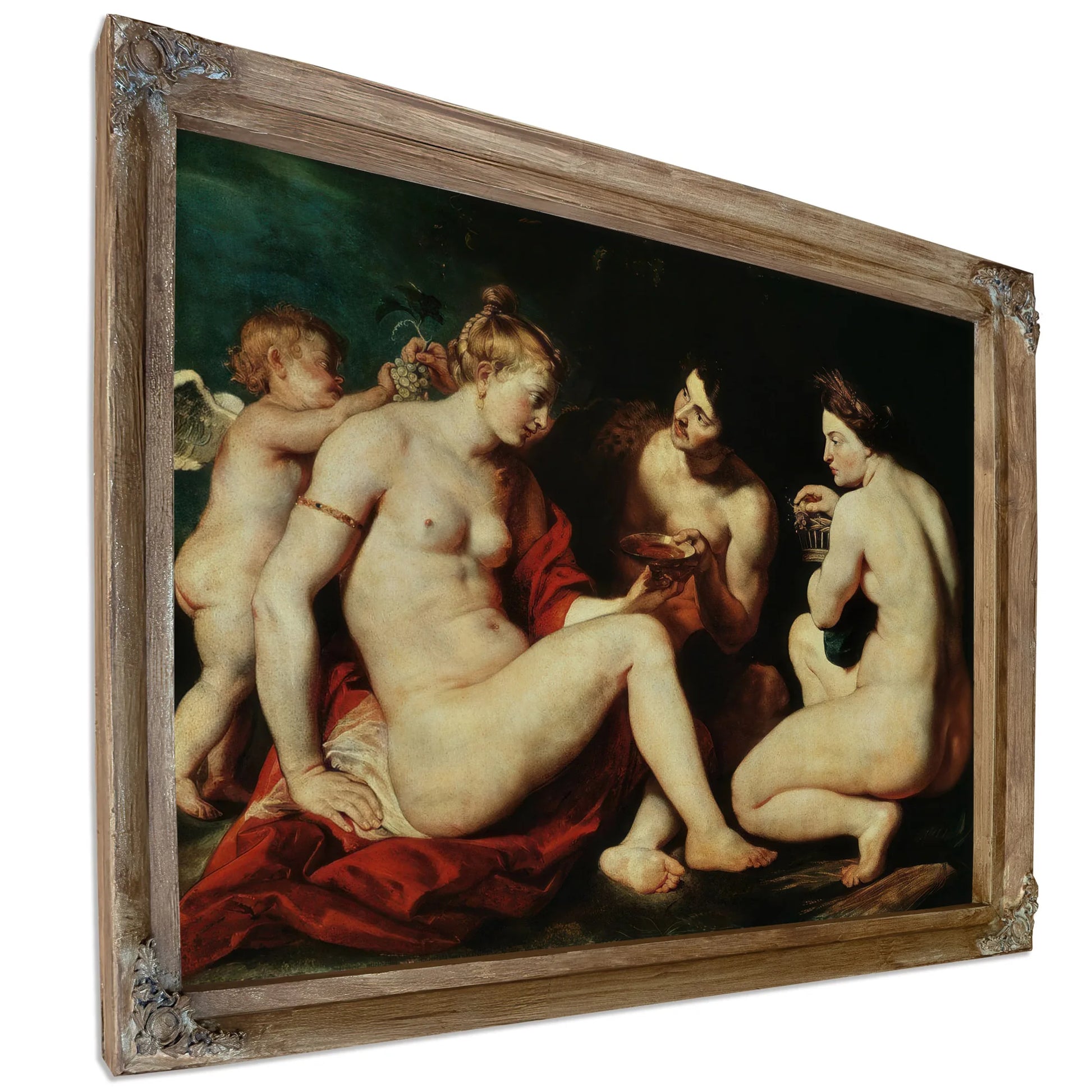 Venus Cupid Bacchus And Ceres By Peter Paul Rubens Fine Art Print