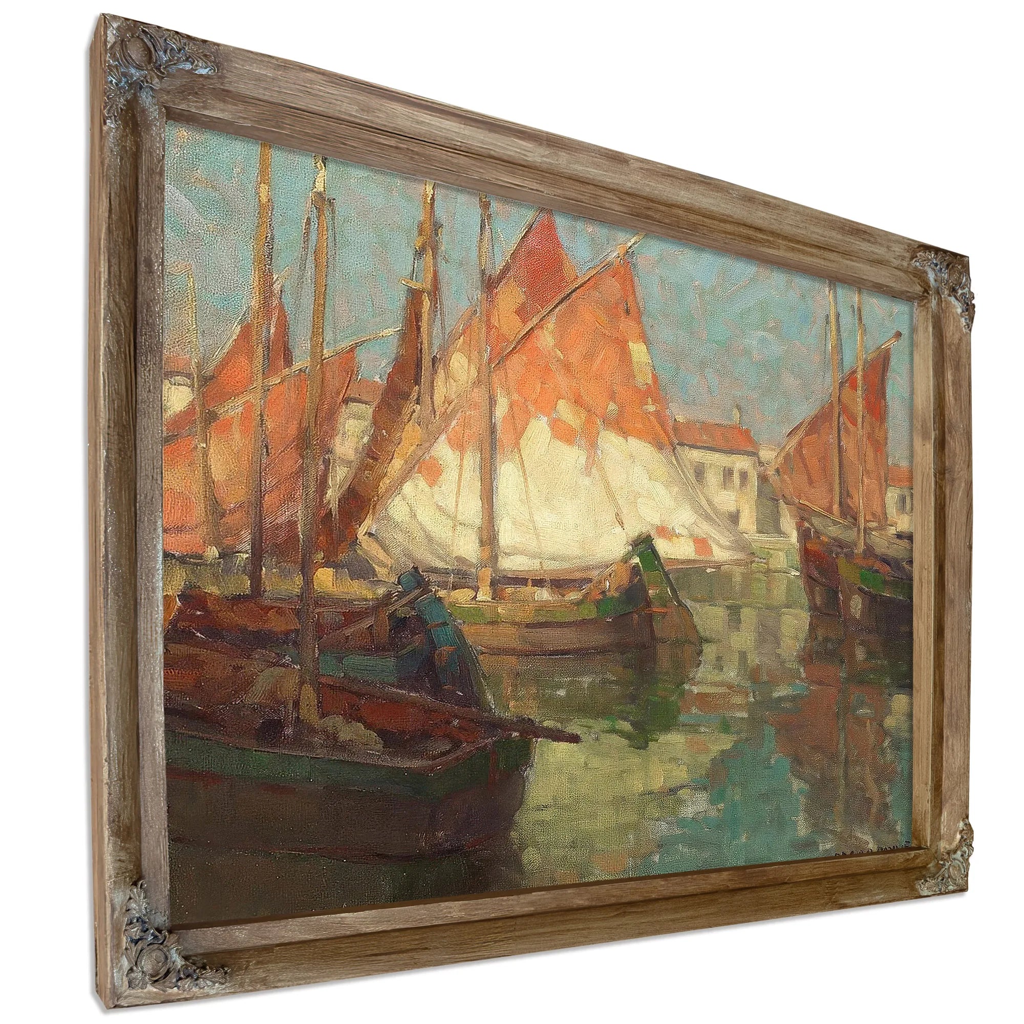 Harbor Of Golden Sails By Edgar Payne Fine Art Print