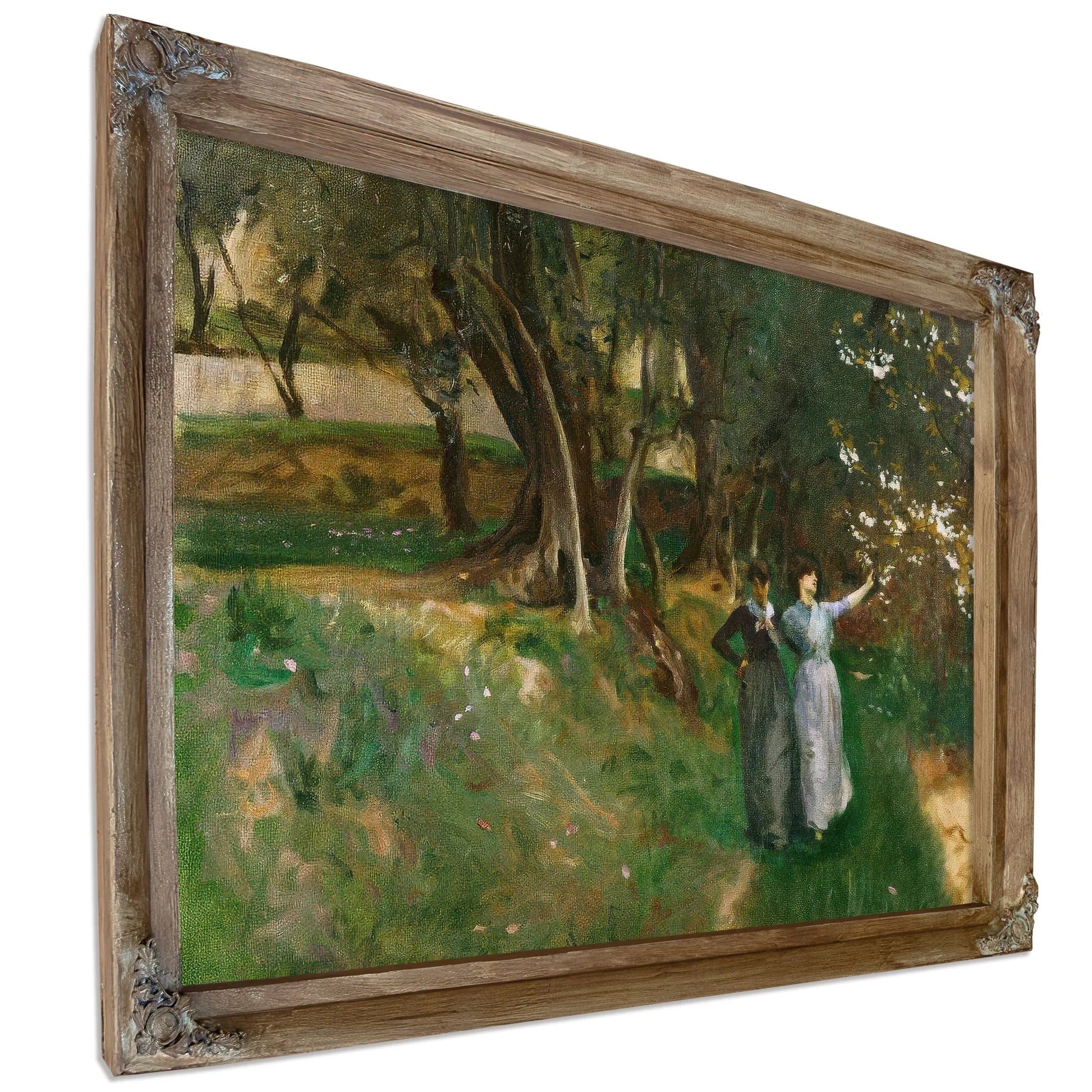 Landscape With Women In The Foreground By John Singer Sargent Fine Art Print