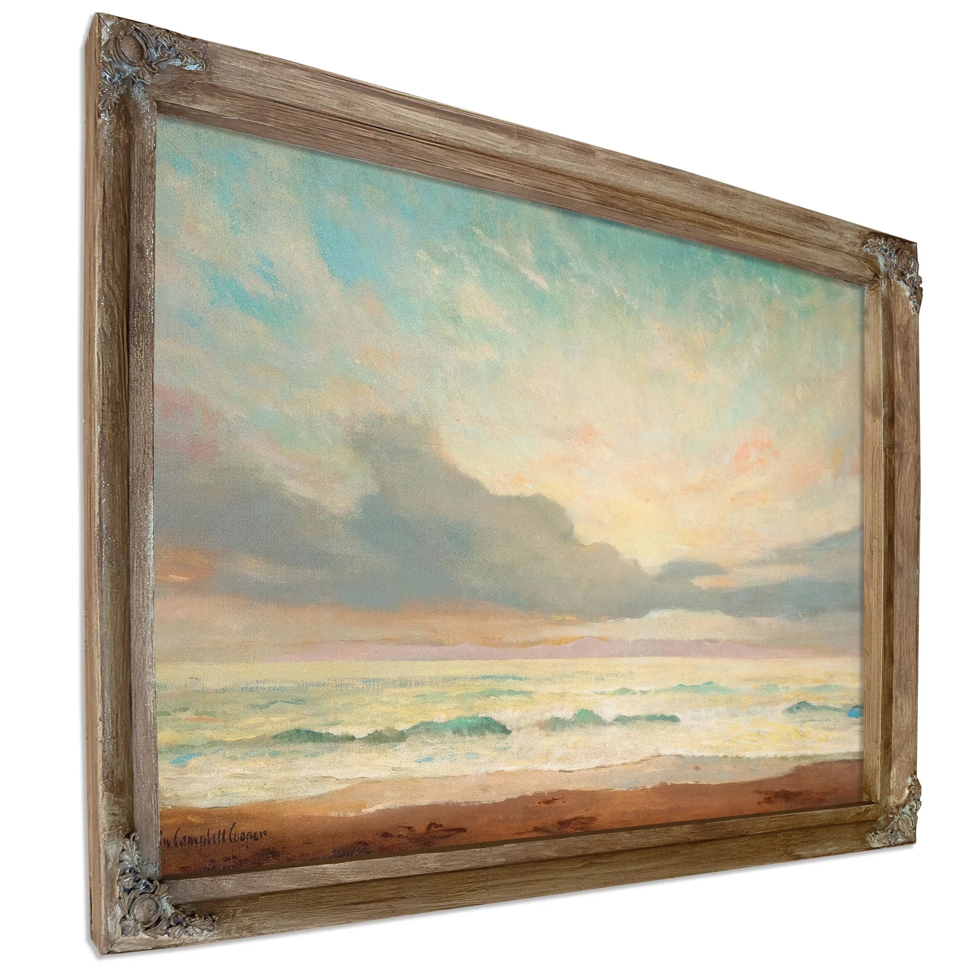 Sunset On The Channel By Colin Campbell Cooper Fine Art Print