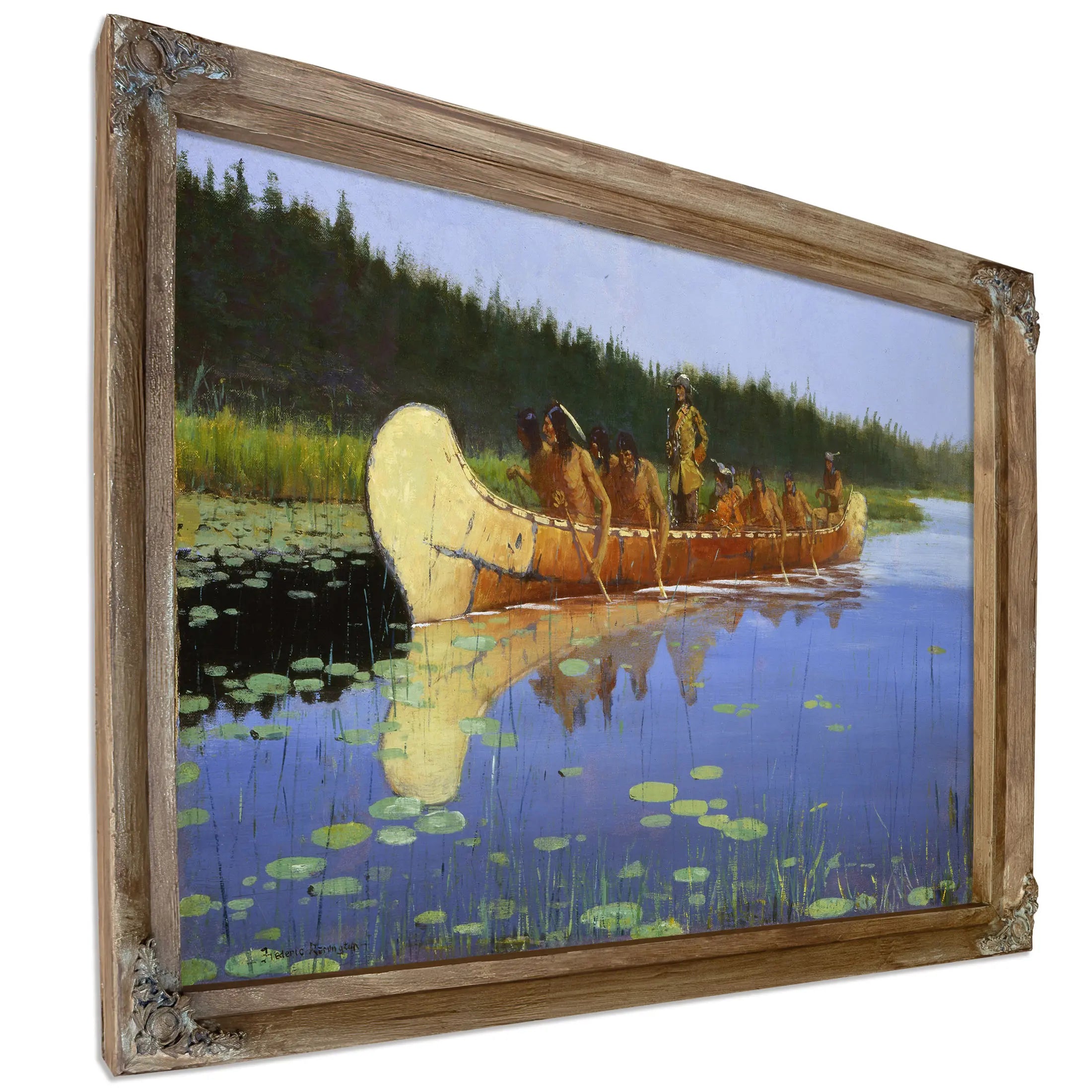 Radisson And Groseilliers by Frederic Remington