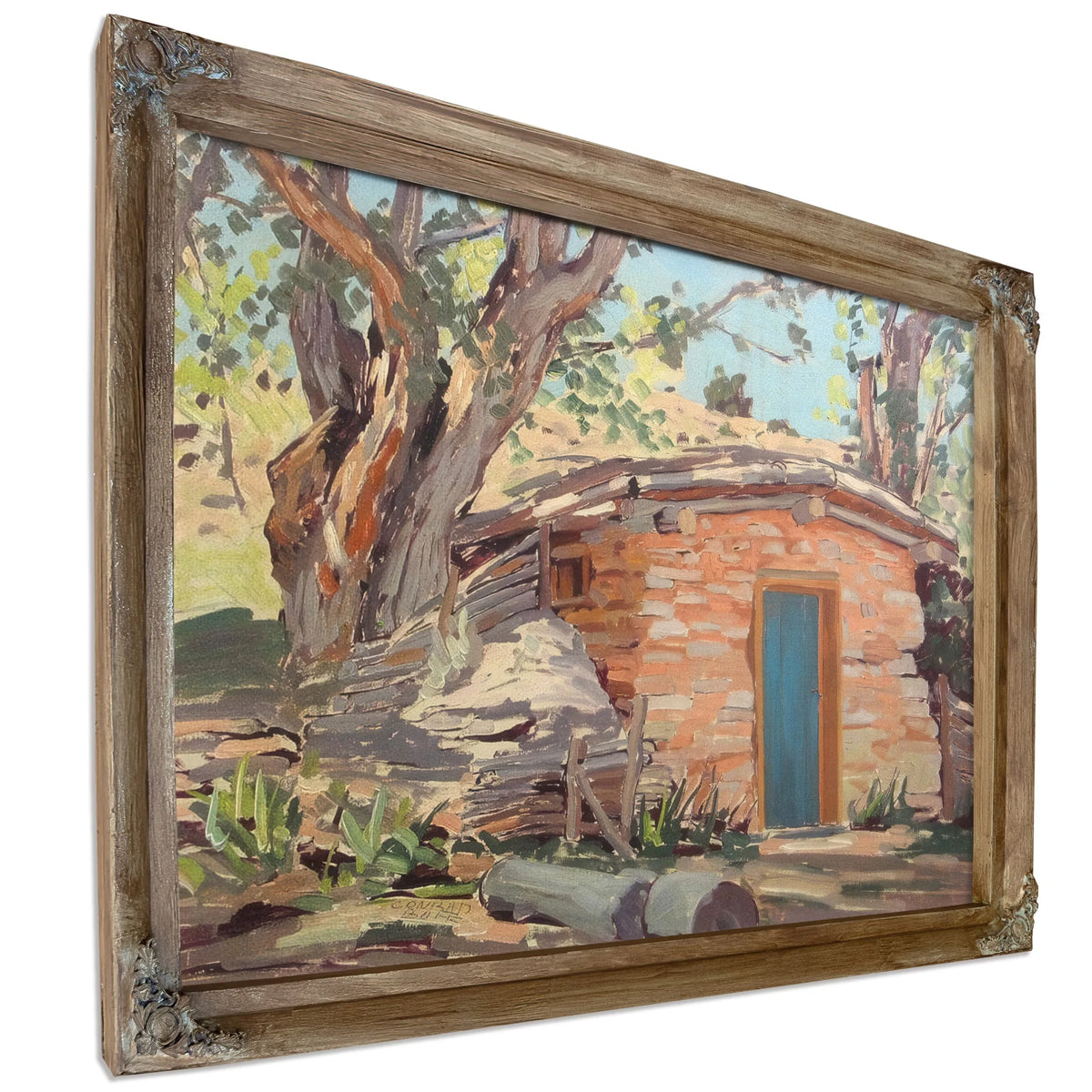 Maynard Dixon's Cool House By Conrad Buff Fine Art Print