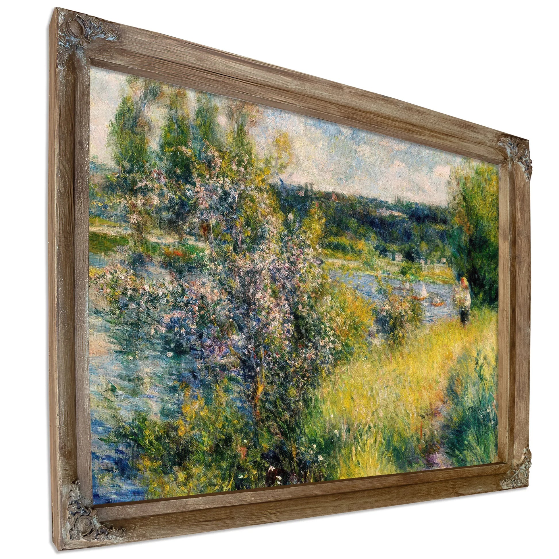 The Seine At Chatou By Pierre August Renoir Fine Art Print