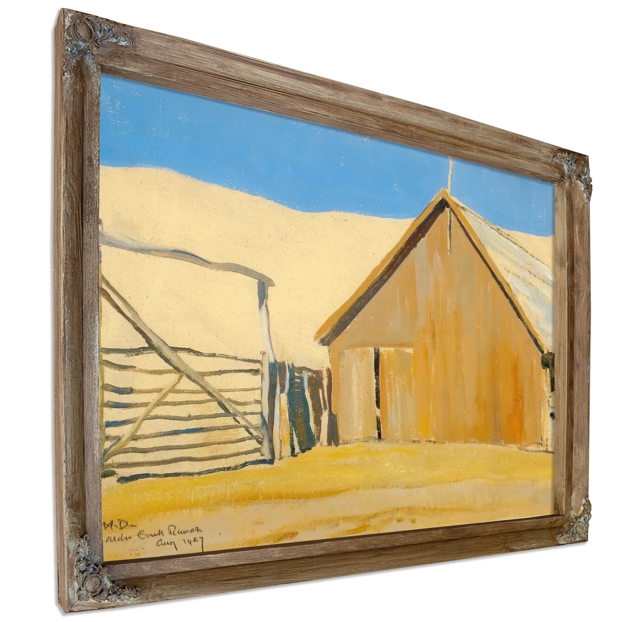 Alder Creek Ranch By Maynard Dixon Fine Art Print