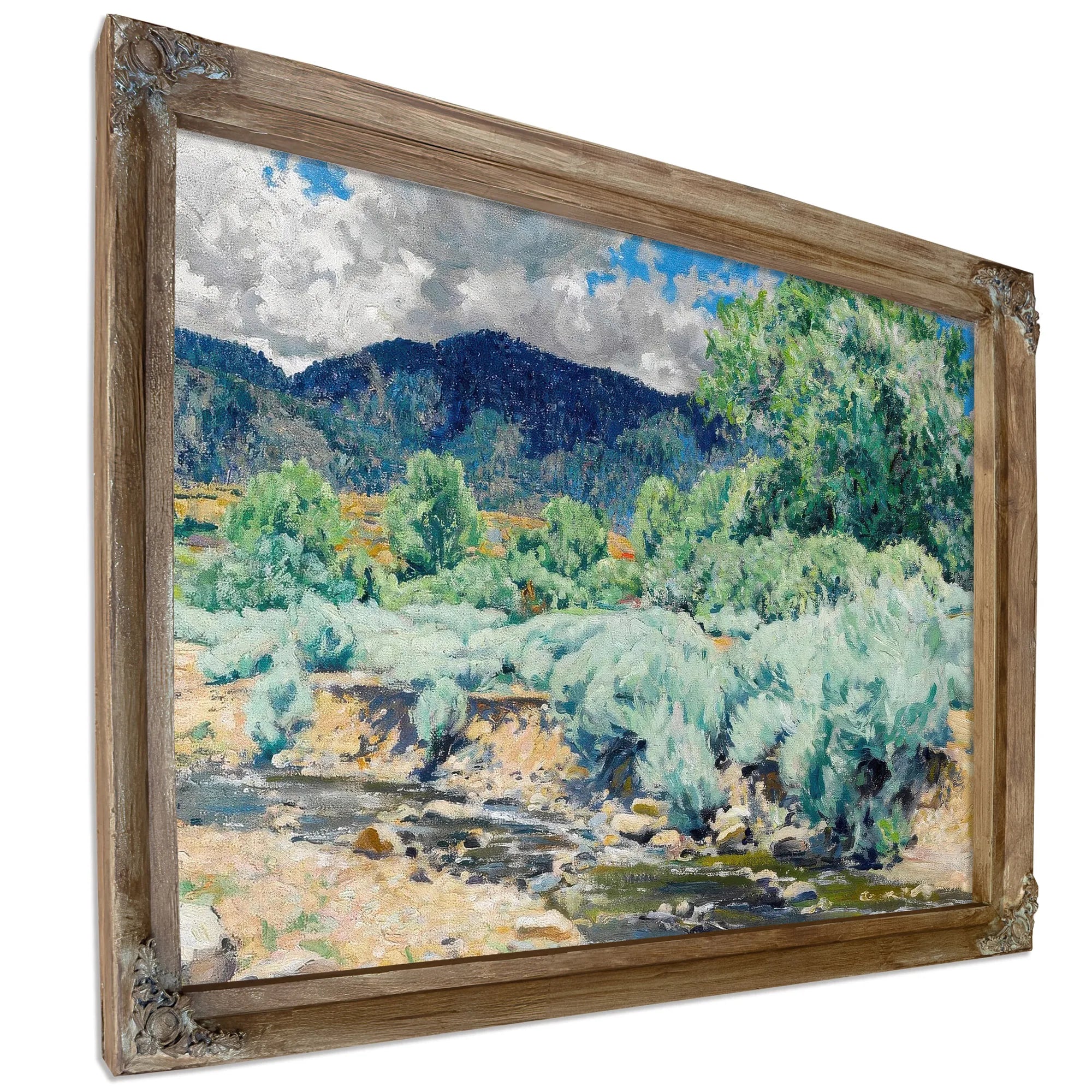 Greasewood, Santa Fe River By Walter Ufer Fine Art Print