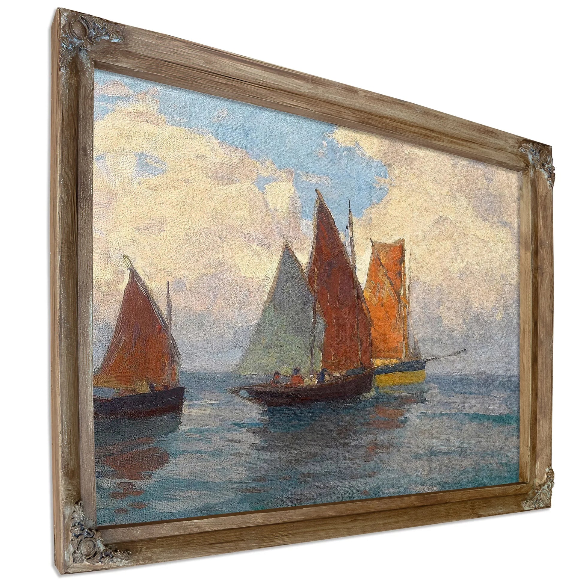 Fishing Boats By Edgar Payne Fine Art Print