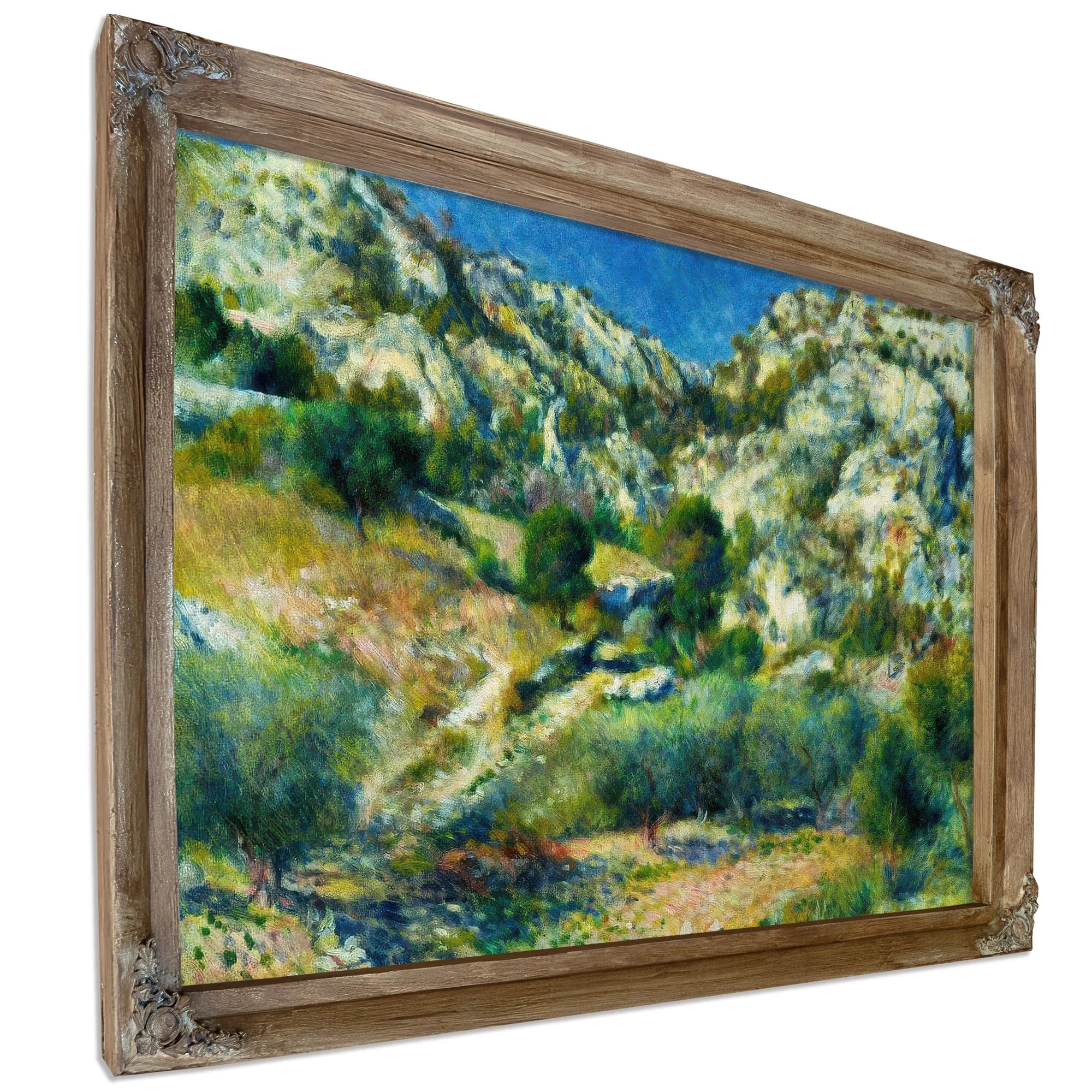 Rocky Crags At L'estaque By Pierre August Renoir Fine Art Print