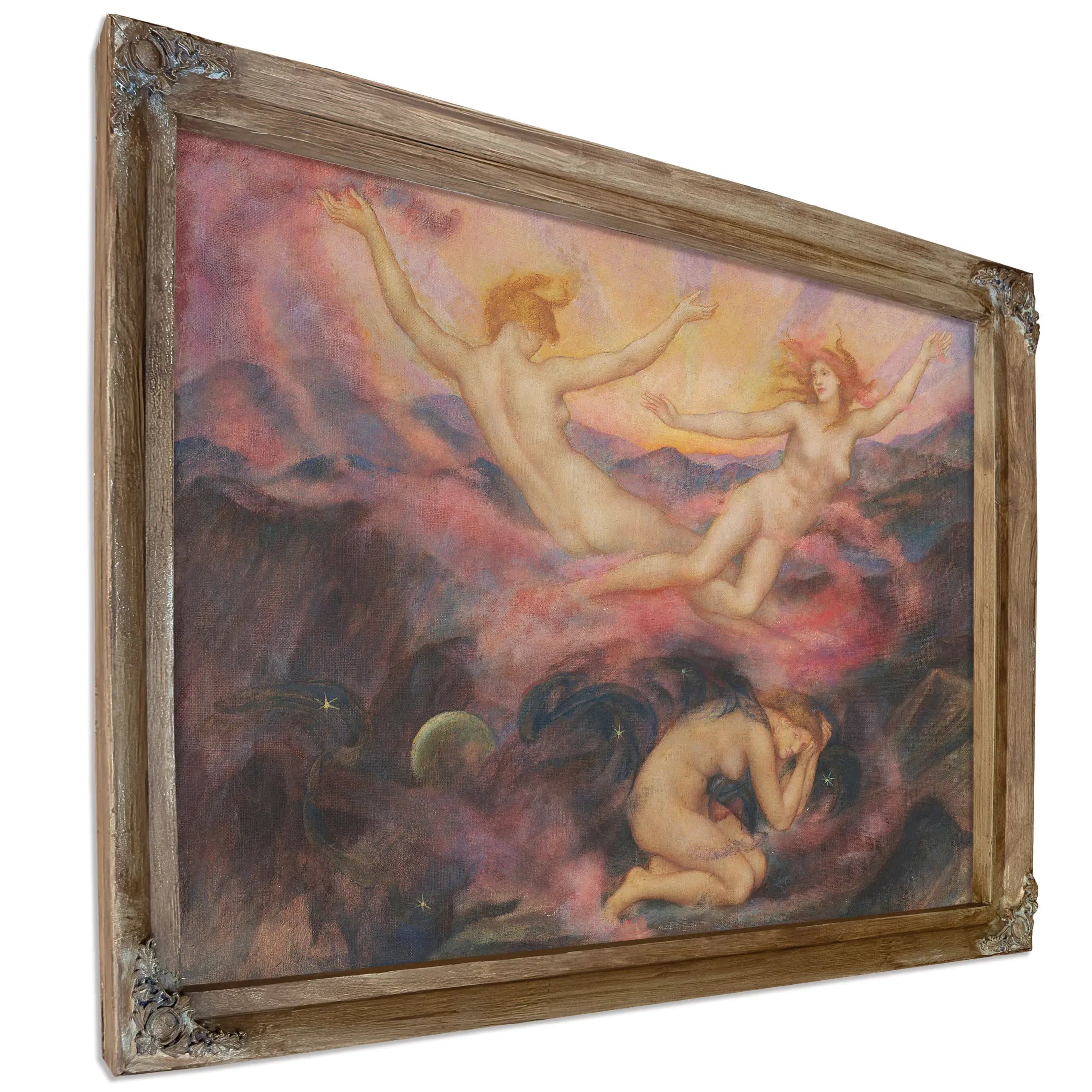Night And Dawn by Evelyn De Morgan