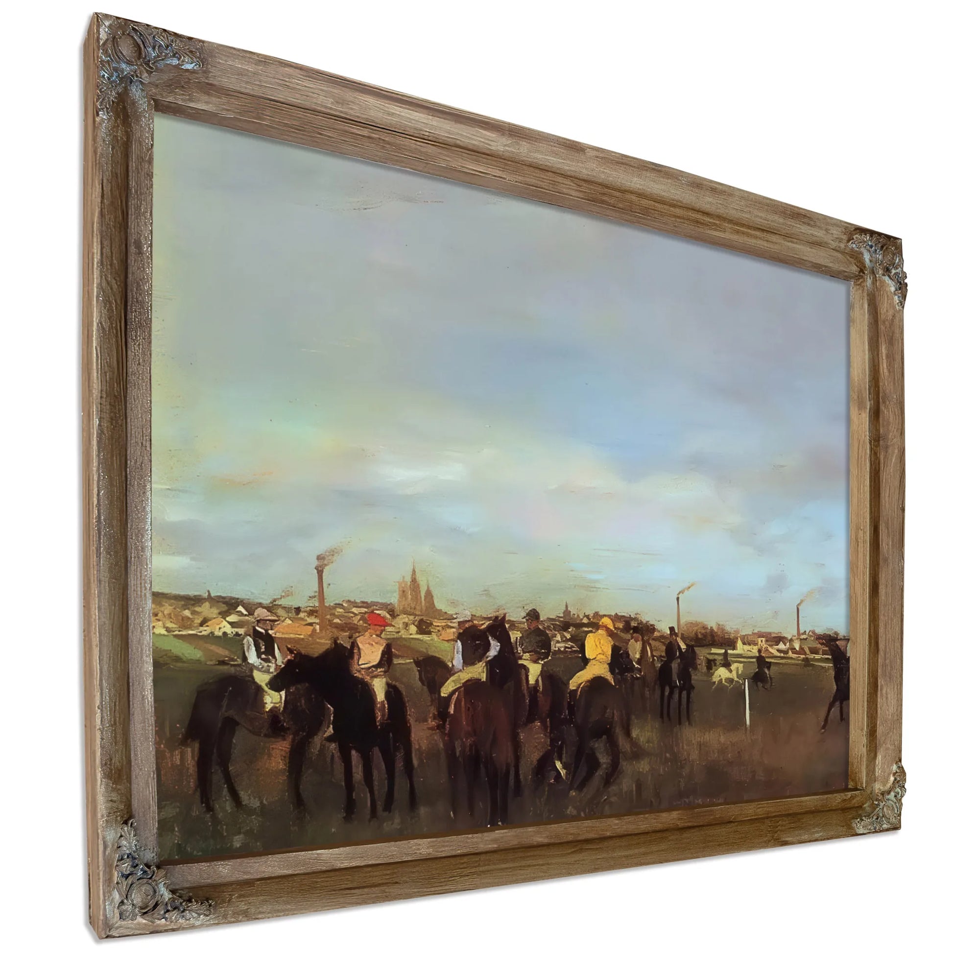 The Races Before The Stsrt By Edgar Degas Fine Art Print